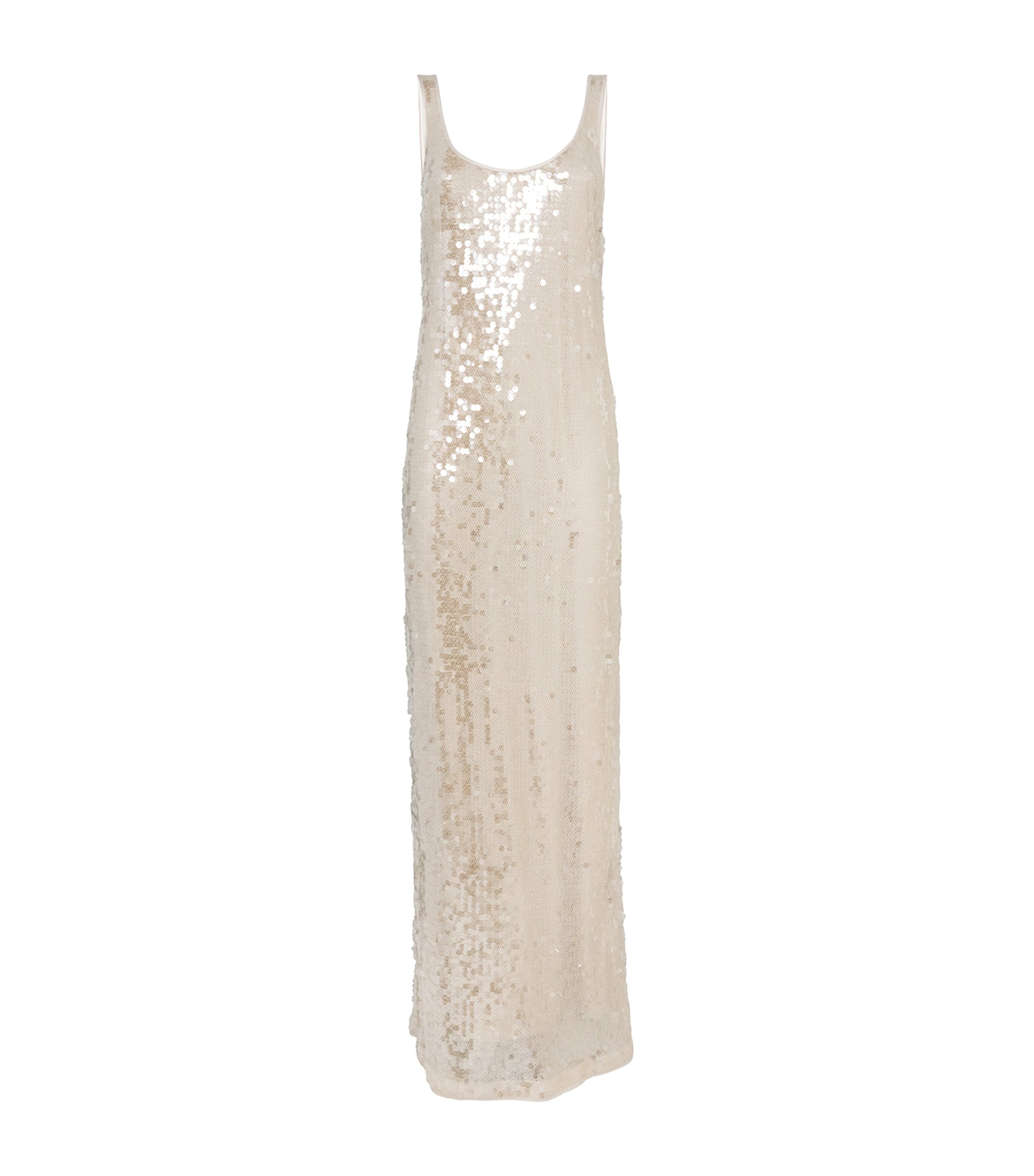 Simkhai Bex Tank Maxi Dress In Champagne In Gold