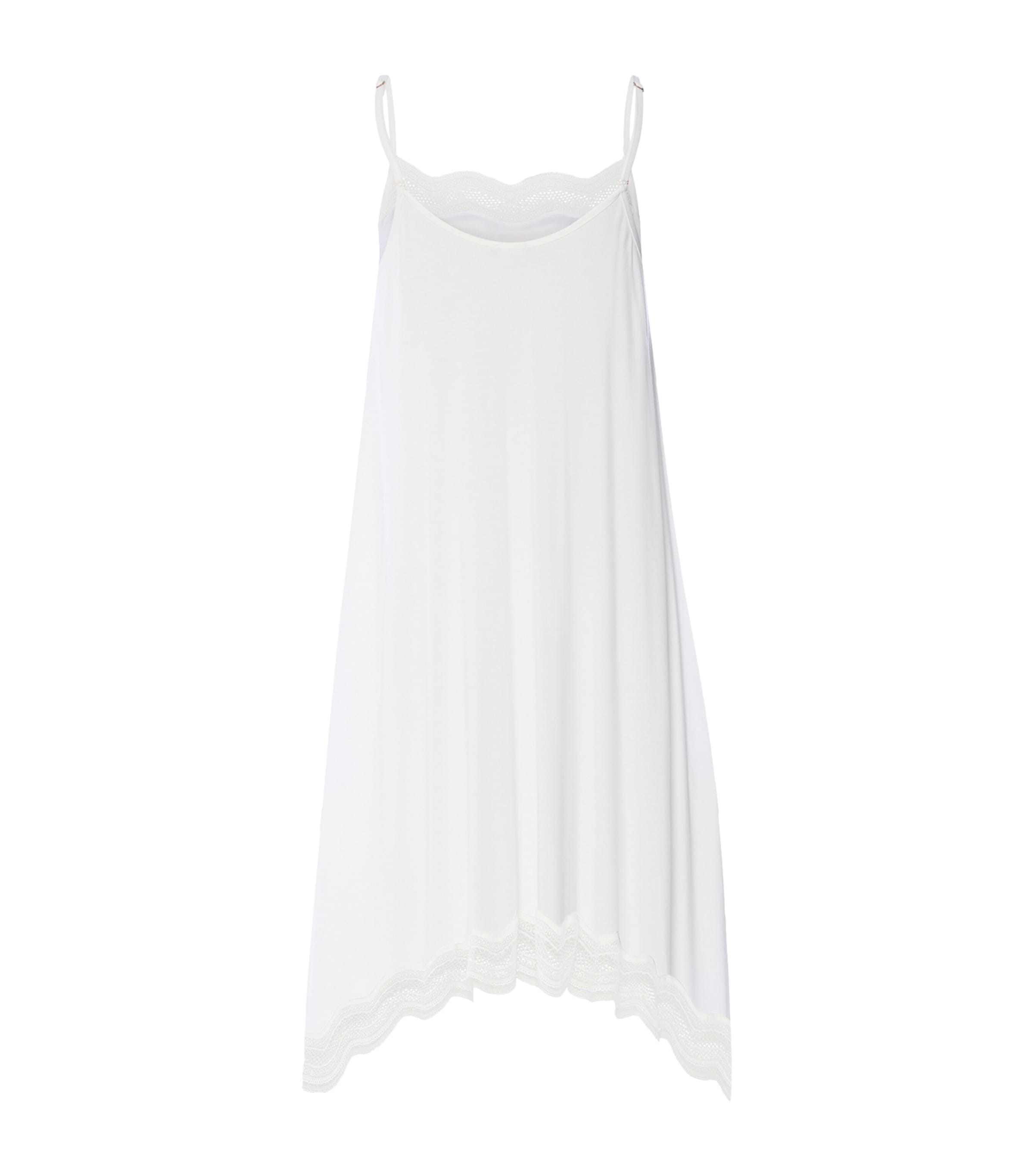 Hanro Womens Modal Cira Nightdress Off White Image 4
