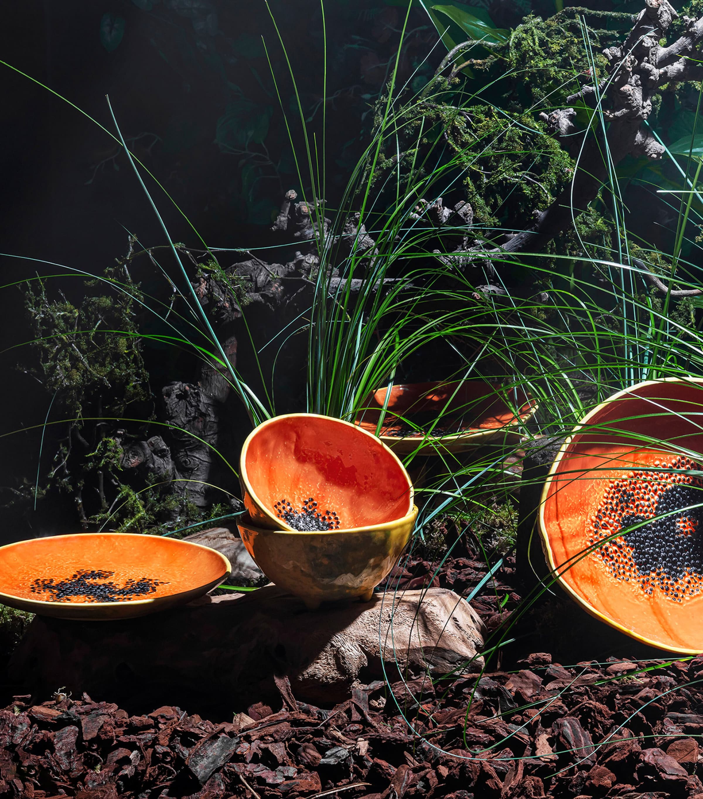 Papaya Plate (21cm) ORANGE Image 4