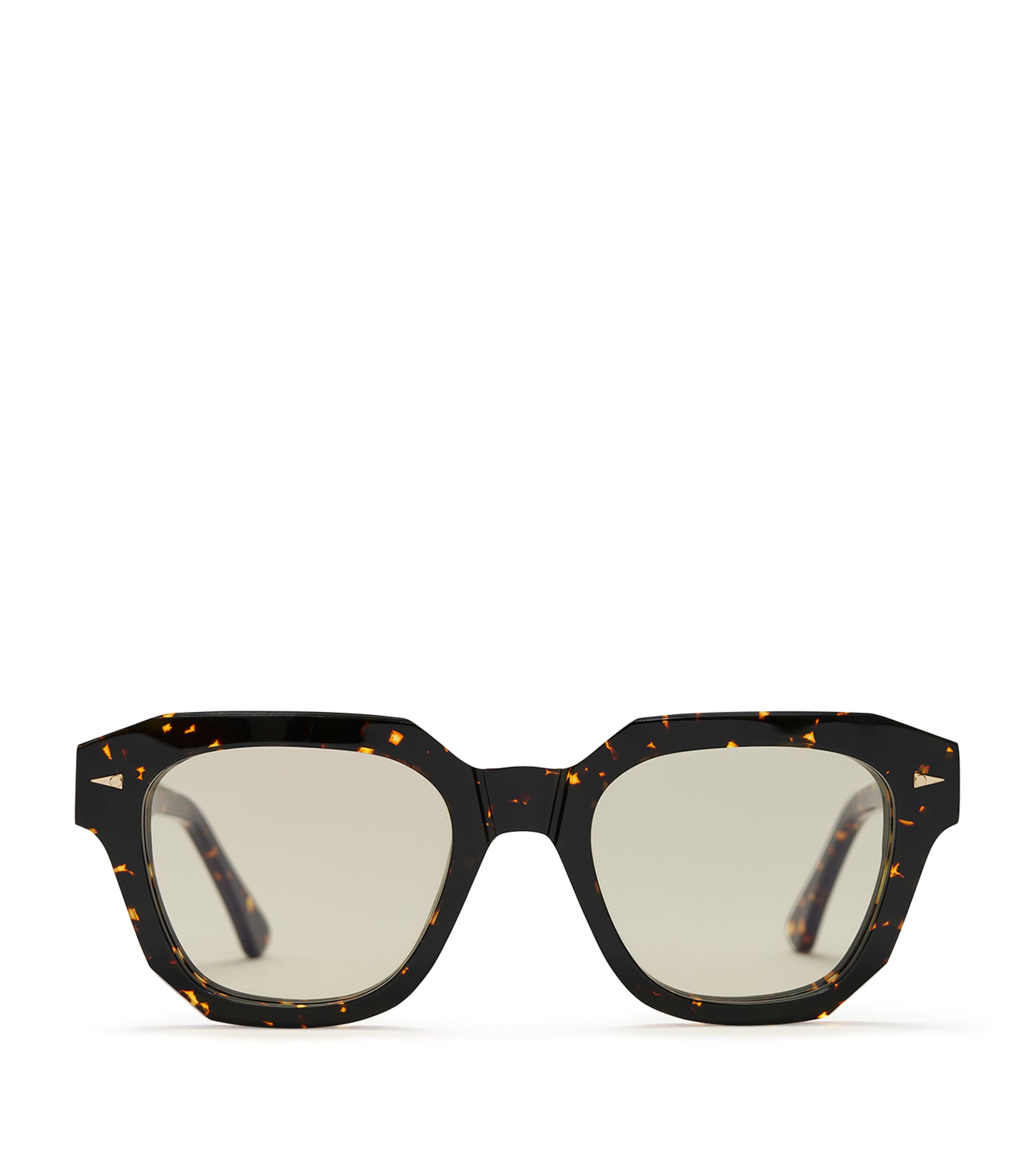 Ahlem Pont Mirabeau Square Sunglasses Ylw Turtle/ Grn Lgt Image 1