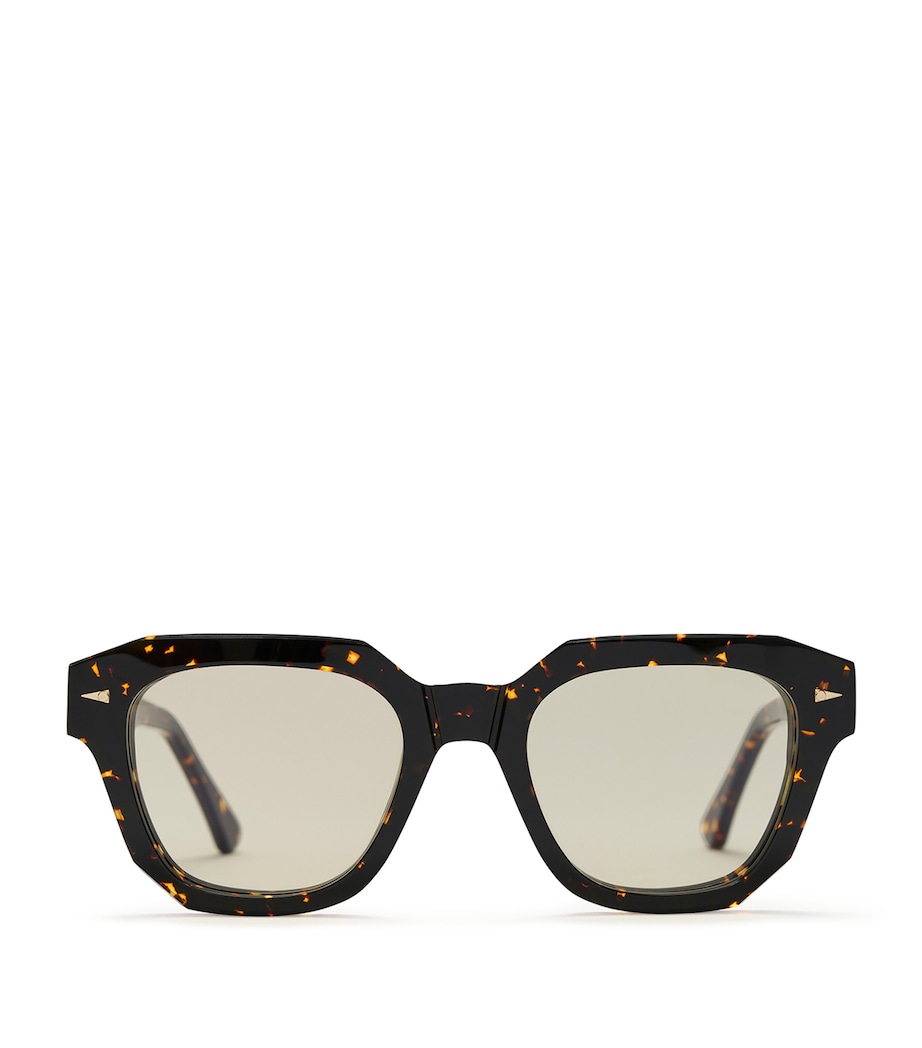 Ahlem Pont Mirabeau Square Sunglasses Ylw Turtle/ Grn Lgt Image 1