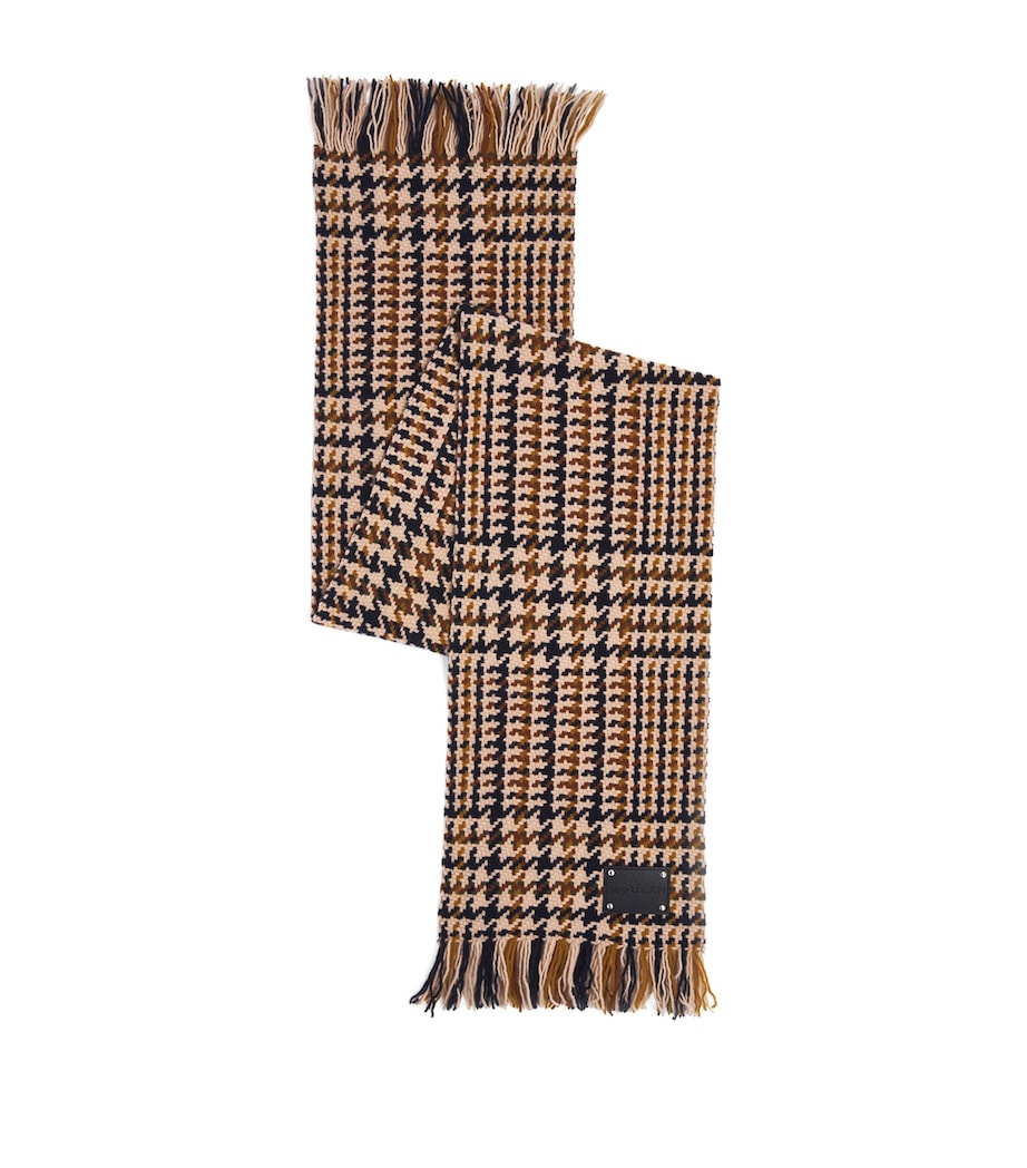 Wool Country Check Scarf 9878 Image 1