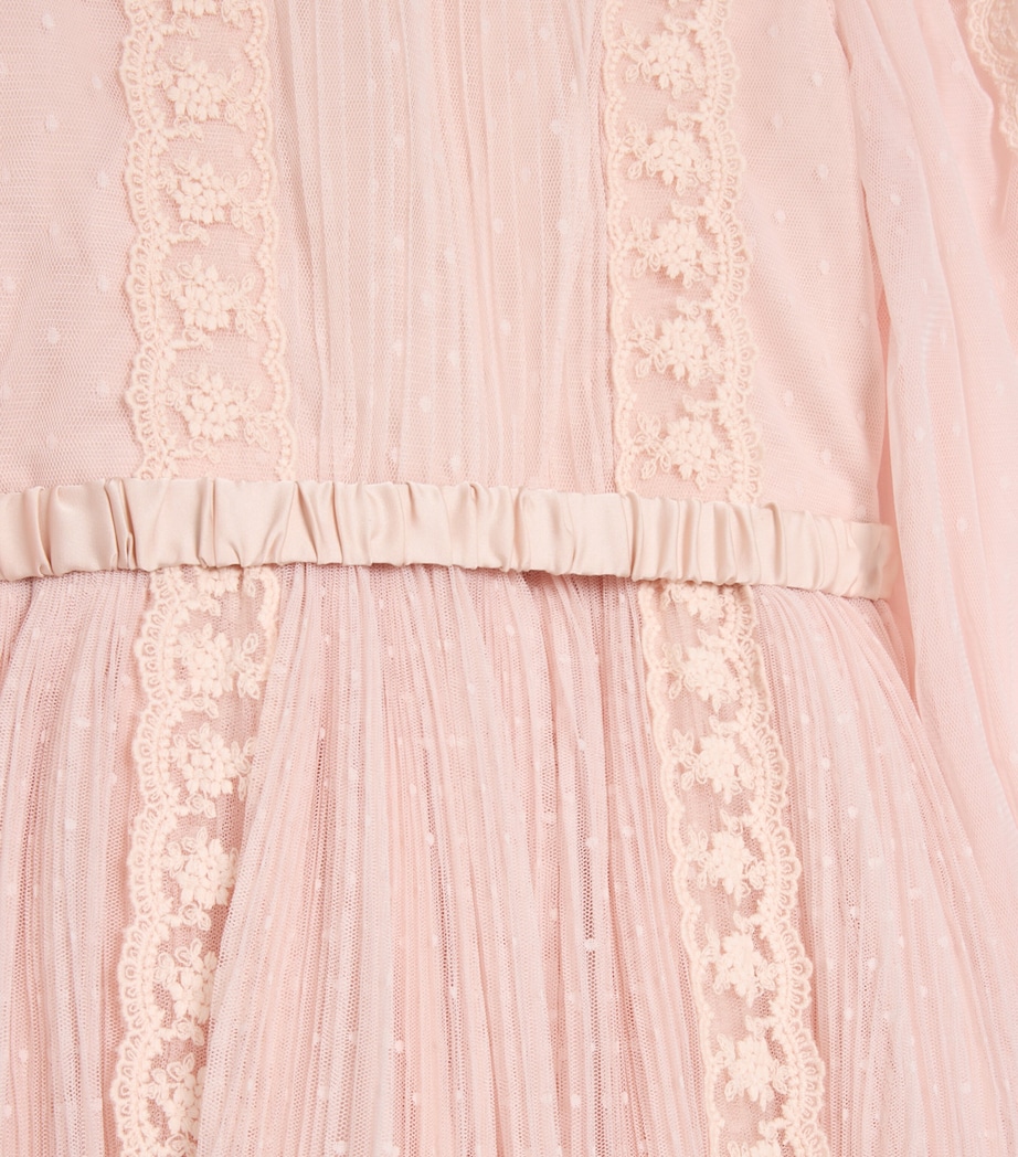 Pindot Lace Dress (4-16 Years) ROSE PINK Image 2