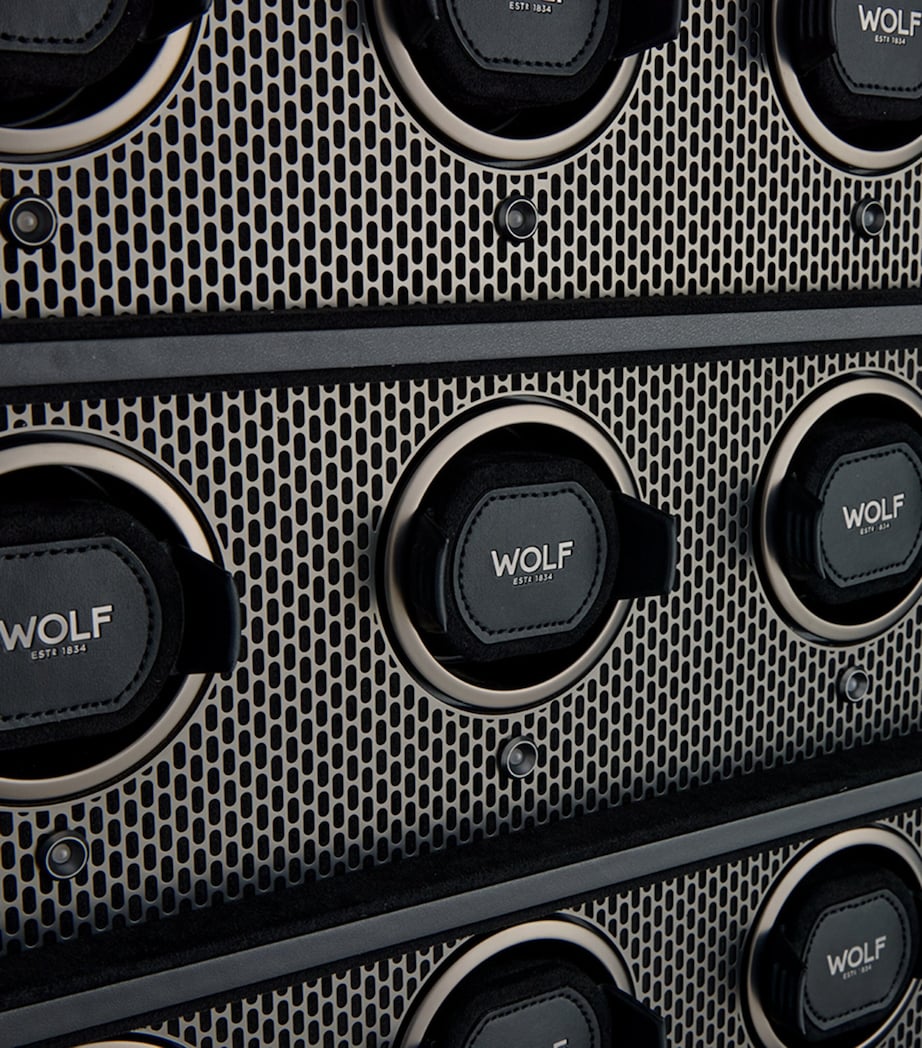 WOLF Axis 12-Piece Watch Winder Cabinet Powdercoat Image 4