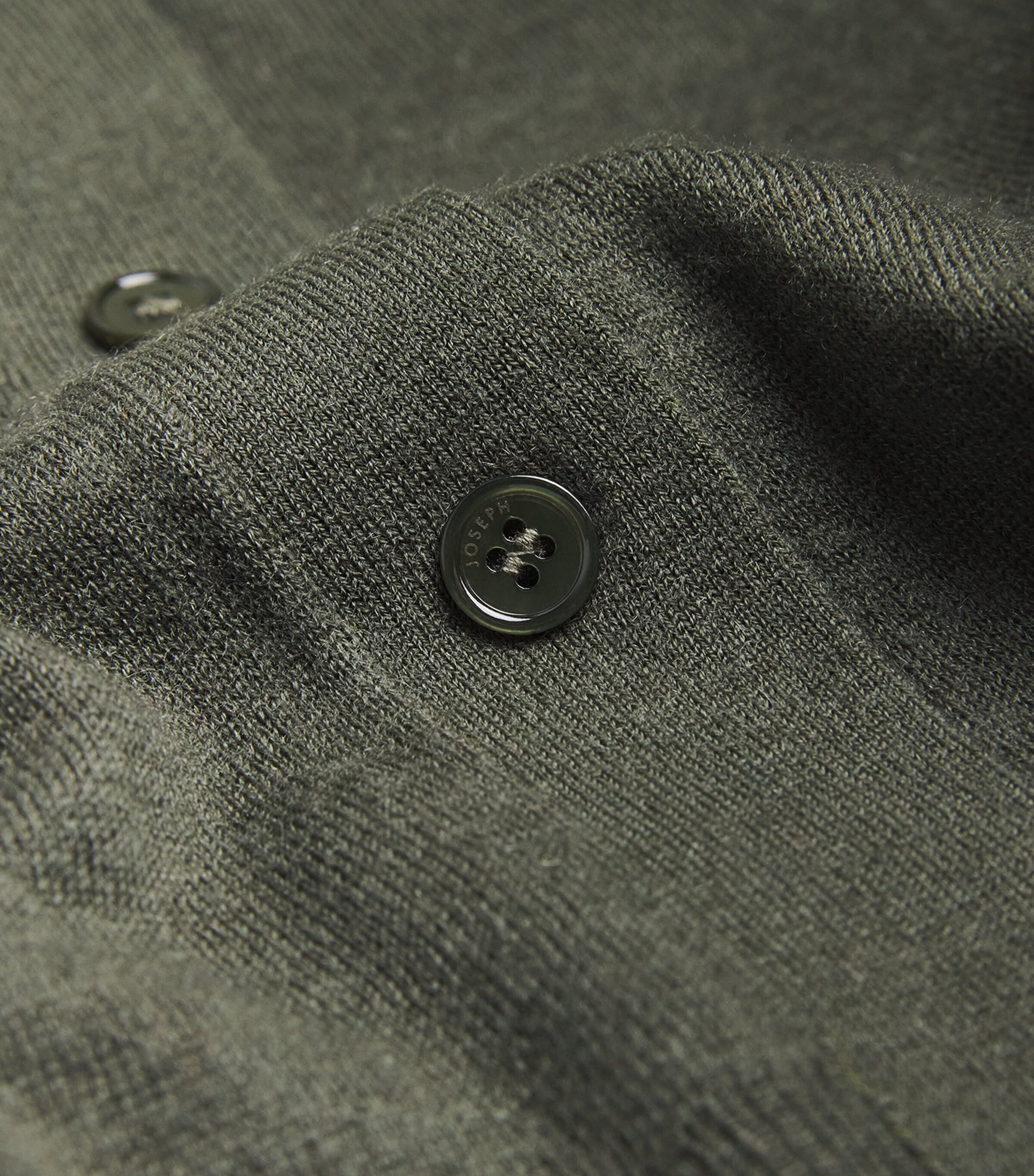 Joseph Womens Cashmere Cashair Cardigan Palm Leaf Image 6