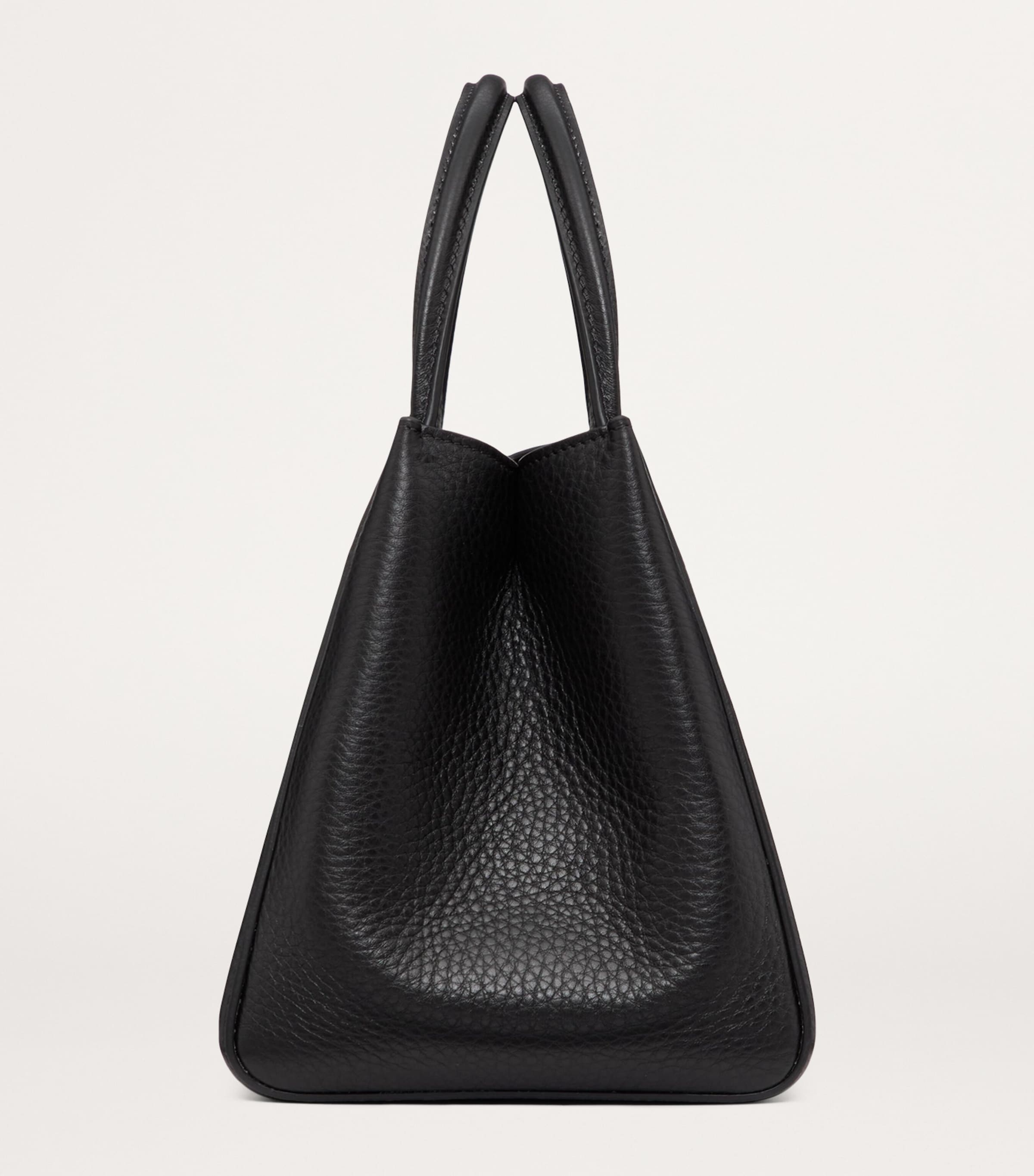 Medium Leather Alltime Top-Handle Bag 0NO Image 7