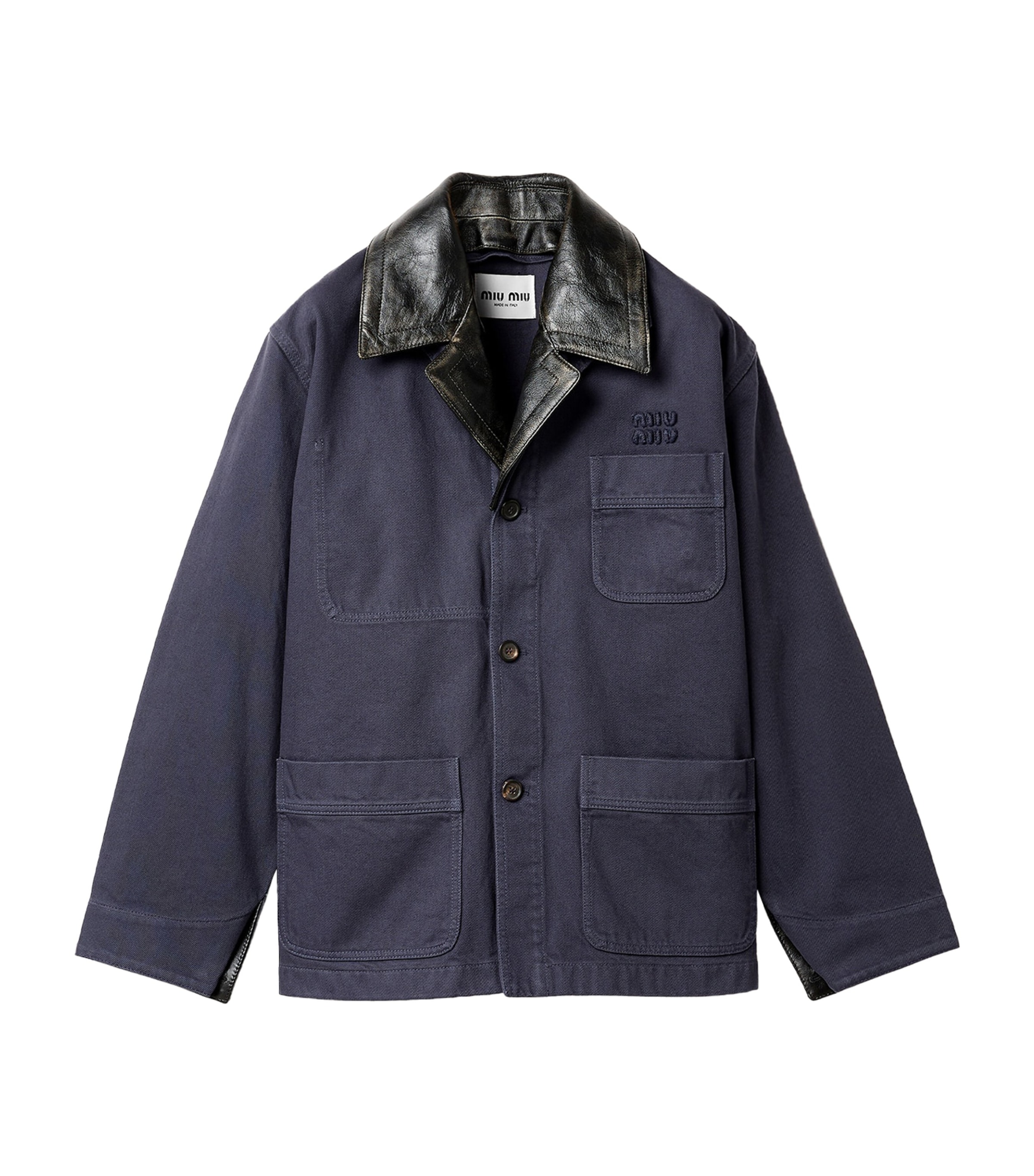 Miu Miu Womens Cotton Chore Jacket Image 1