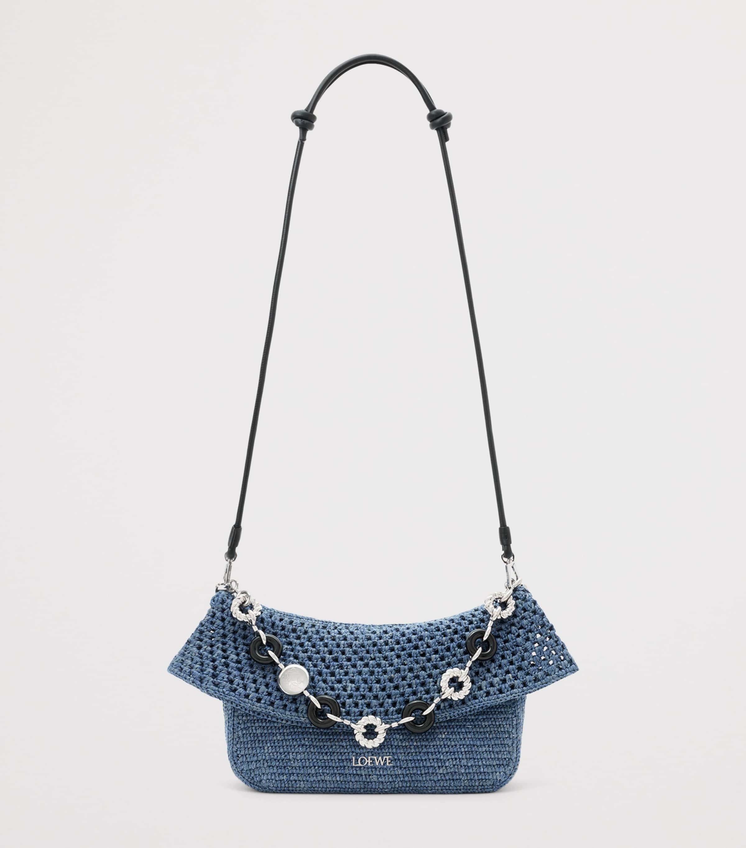 LOEWE ネックポーチ 【 BLUE 】 LOEWE（ロエベ） ポーチ ネックポーチ アイロエベ キャンバス ブルー