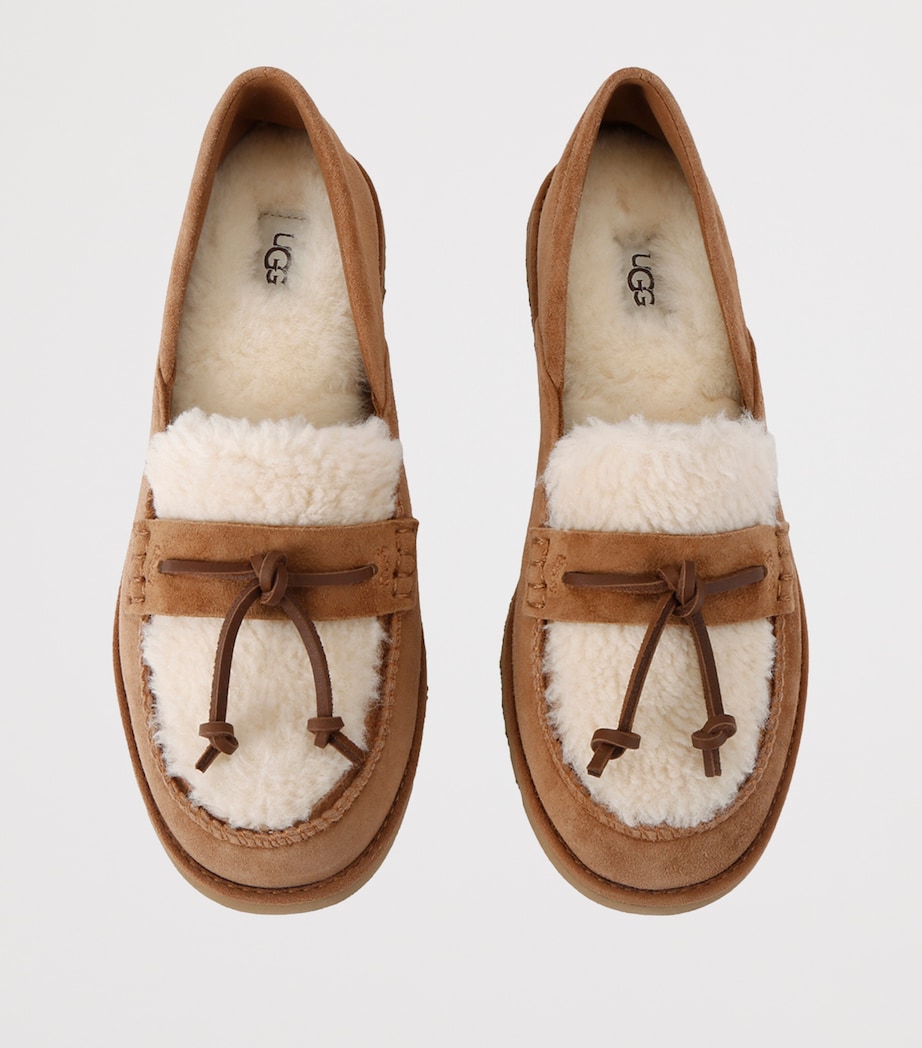 UGG Suede Zora Loafers Tan Comb Image 4