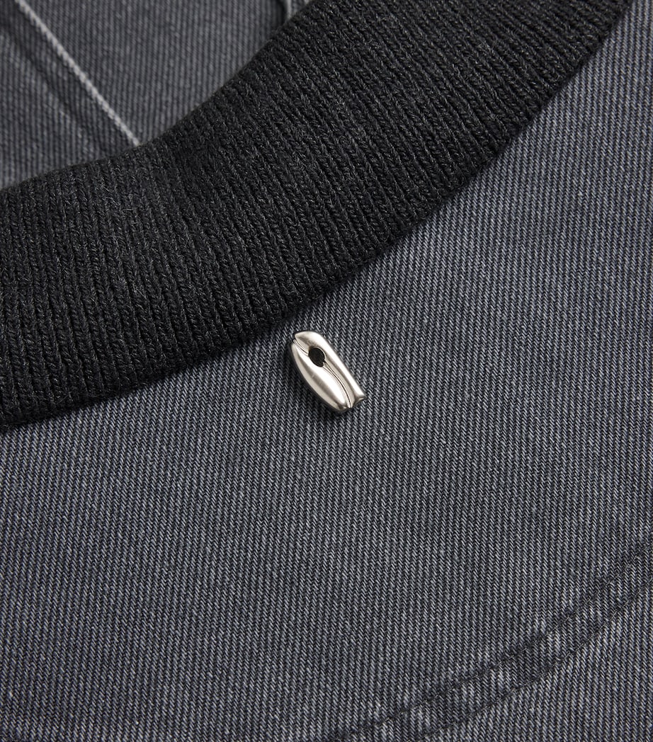 Le 17 Septembre Mens Denim Work Jacket Navy Image 5