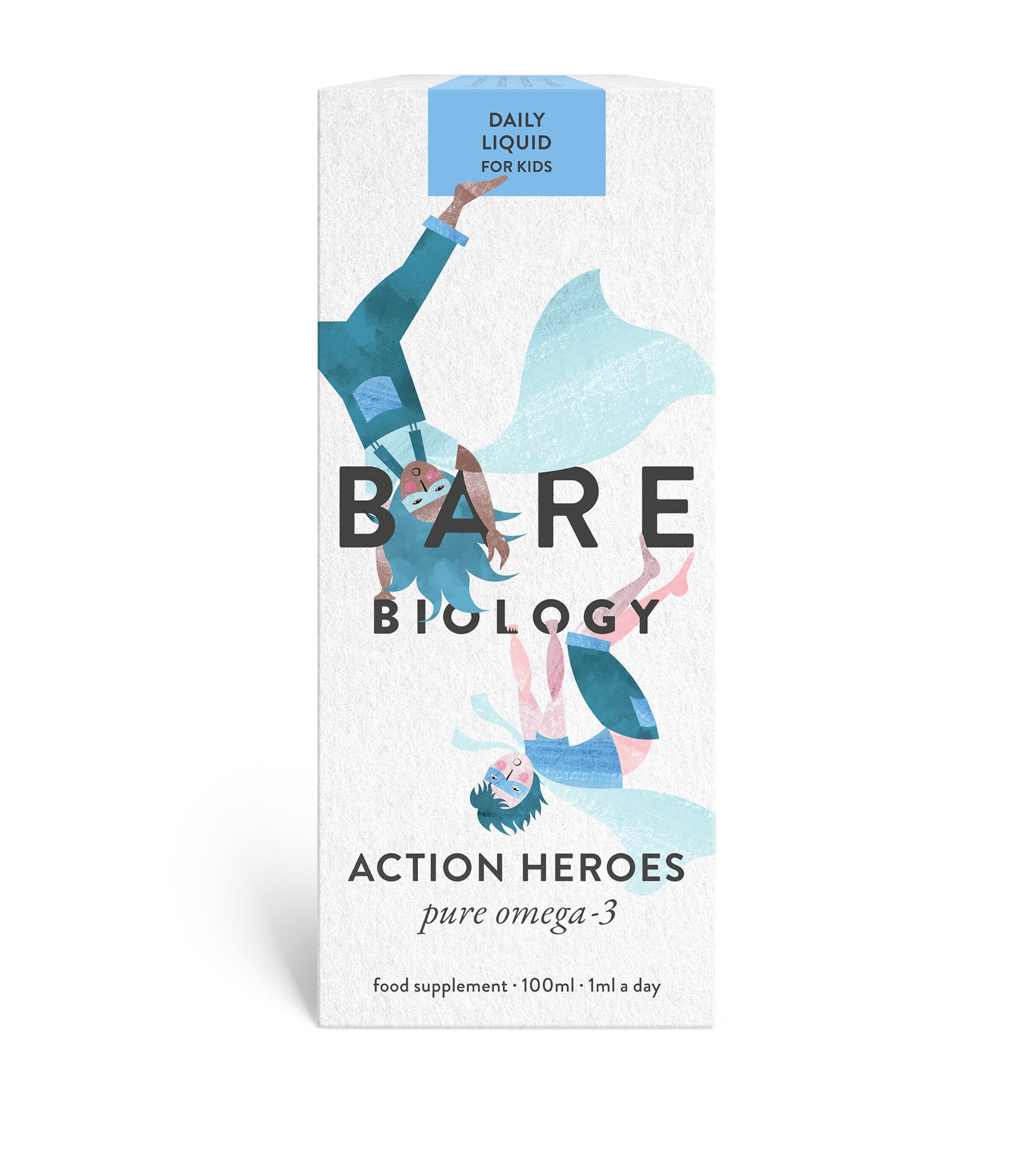 Bare Biology Action Heroes Omega-3 Daily Liquid (100ml) Image 2