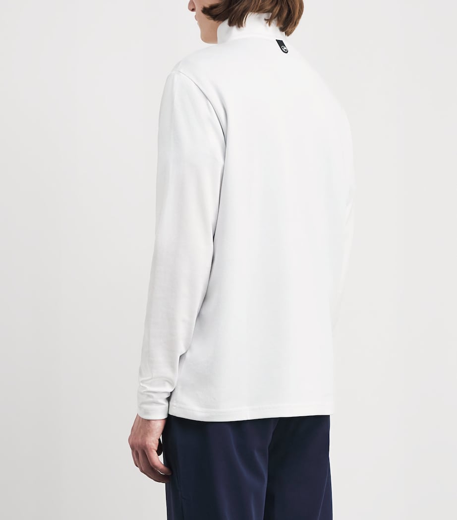 Malbon Golf Mens Flyer Mid Layer White Image 5