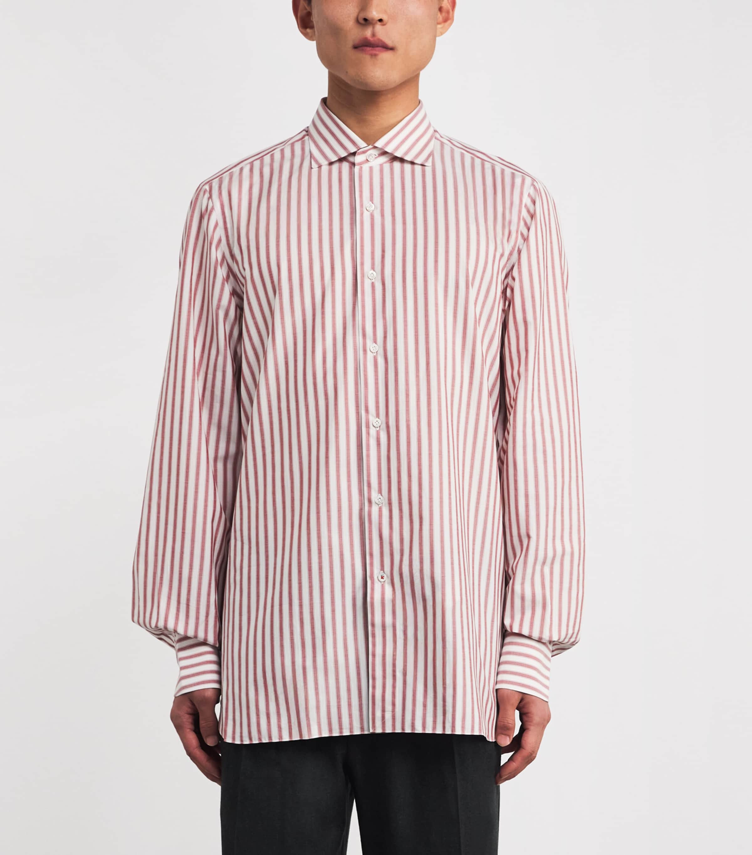 Cotton Stripe Dress Shirt 2 Image 3