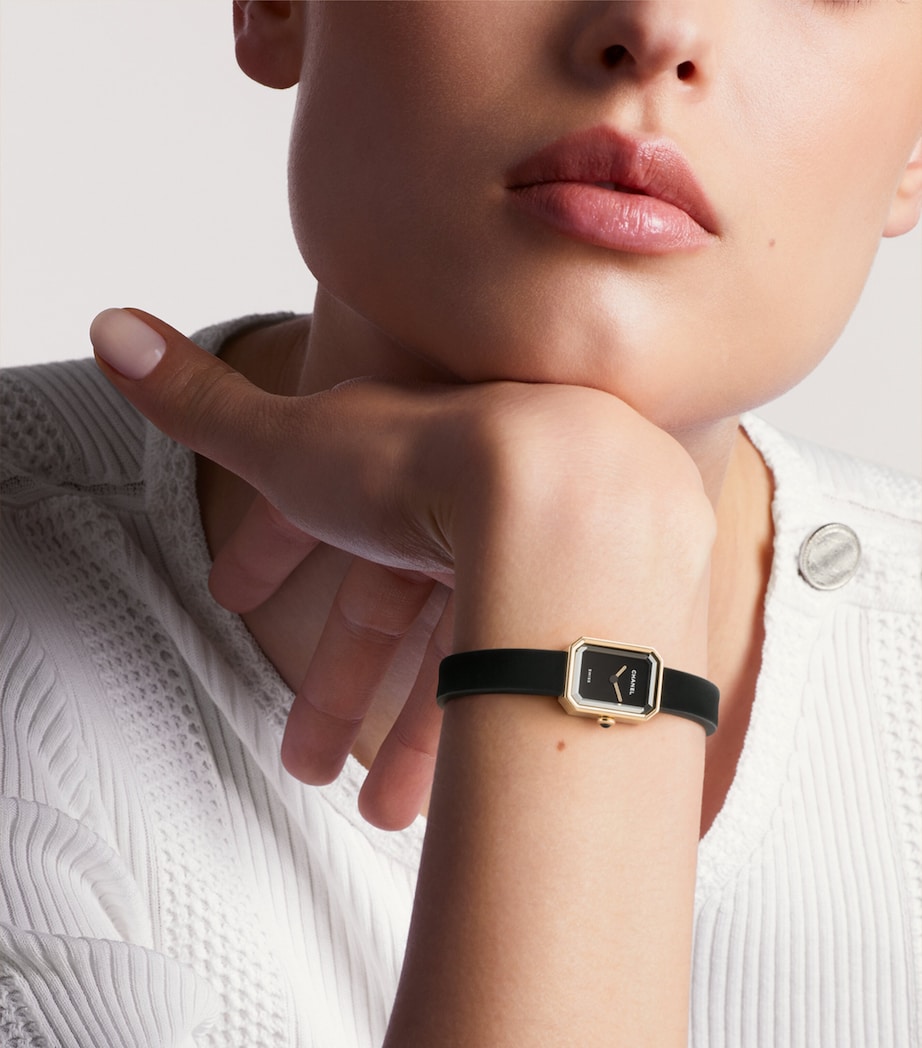 Yellow Gold Première Ribbon Watch 15.2mm BLACK Image 2