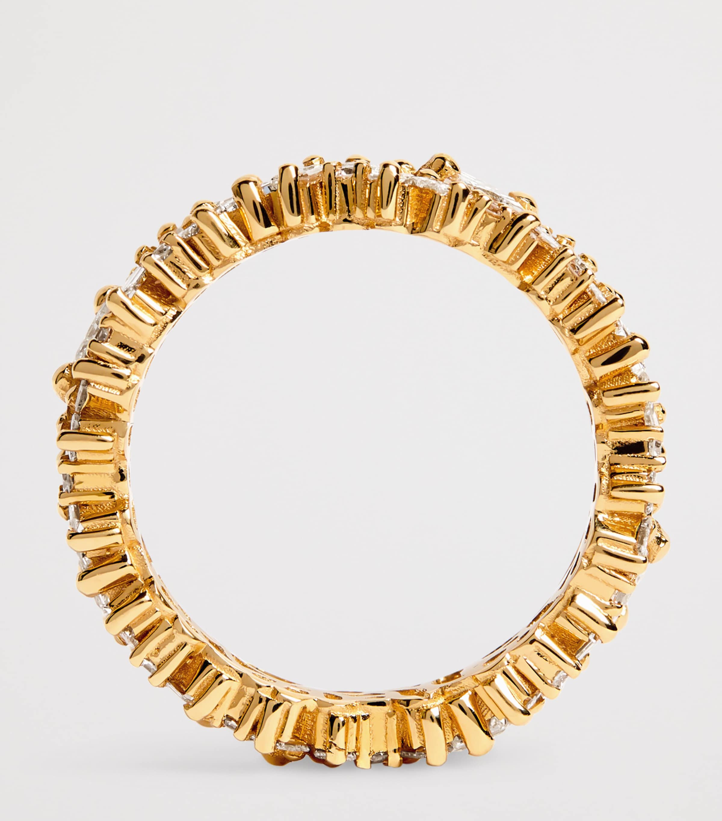 Rose Gold and Diamond La Fantaisie Eternity Ring (Size 8) 18K YG/WD Image 3