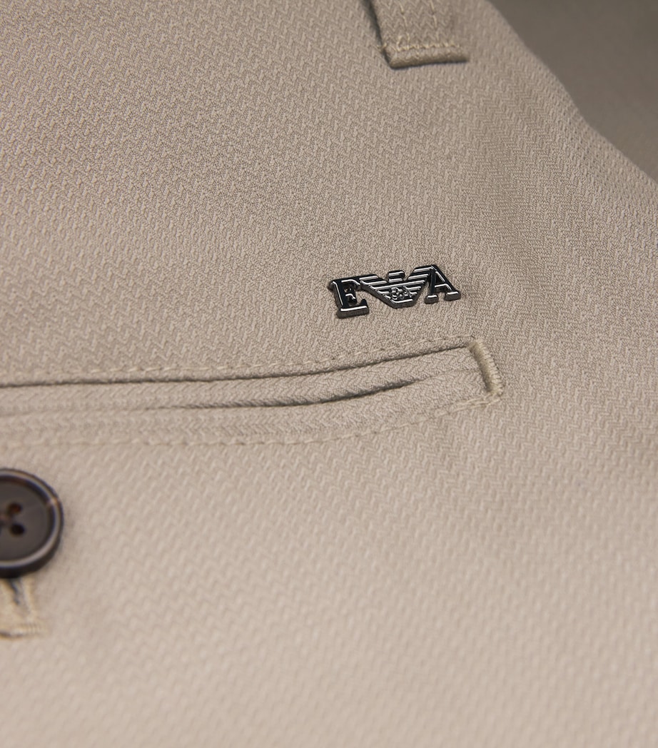Emporio Armani Mens Twill Trousers Image 6
