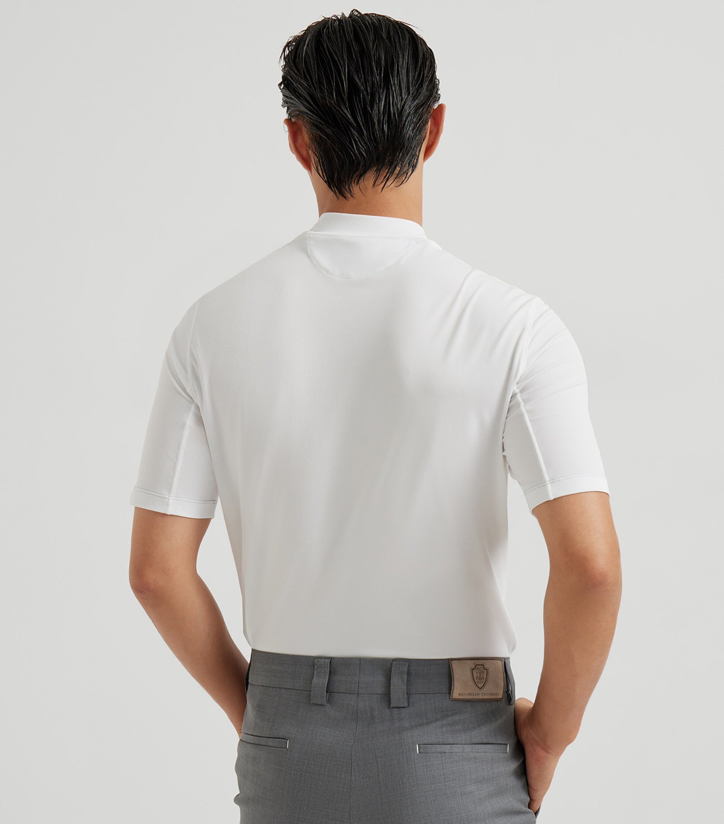 Logo High-Neck T-Shirt C159 Image 4