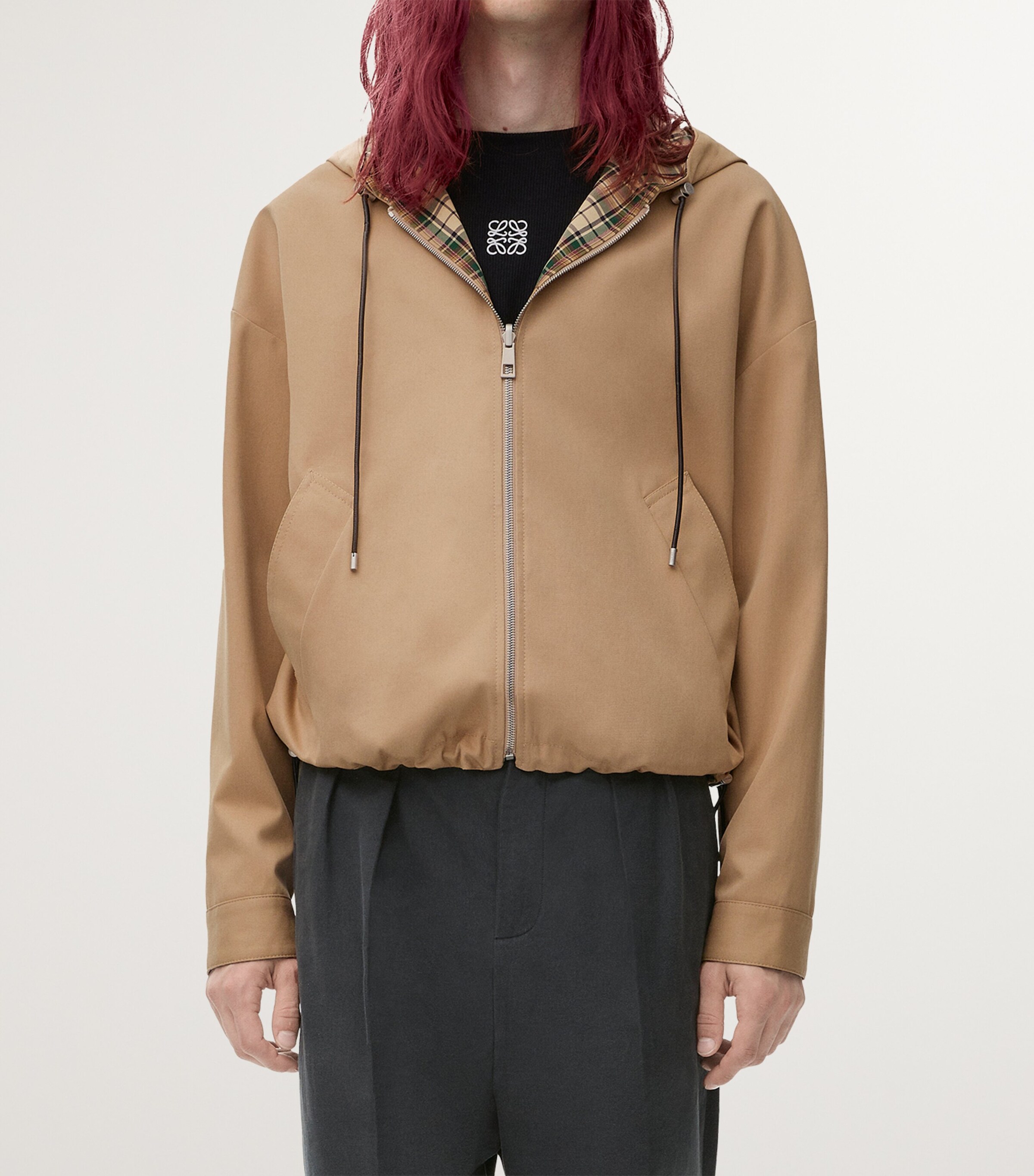 Cotton-Blend Reversible Jacket BEIGE Image 4