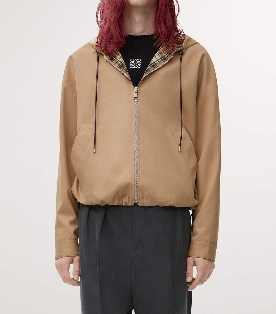 Cotton-Blend Reversible Jacket BEIGE Image 4