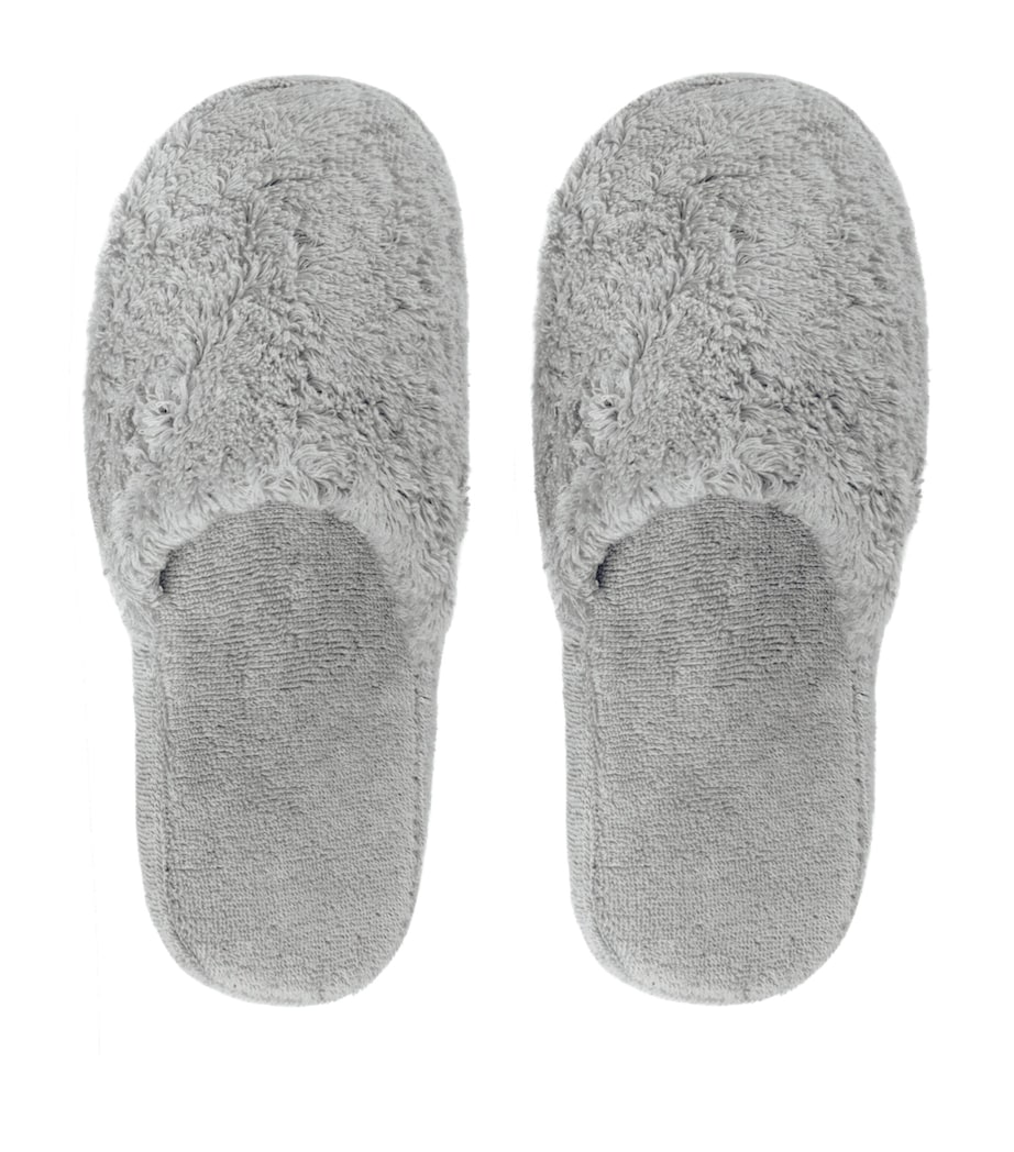 GRACCIOZA Egoist Slippers (Size 38-39) Silver Image 1