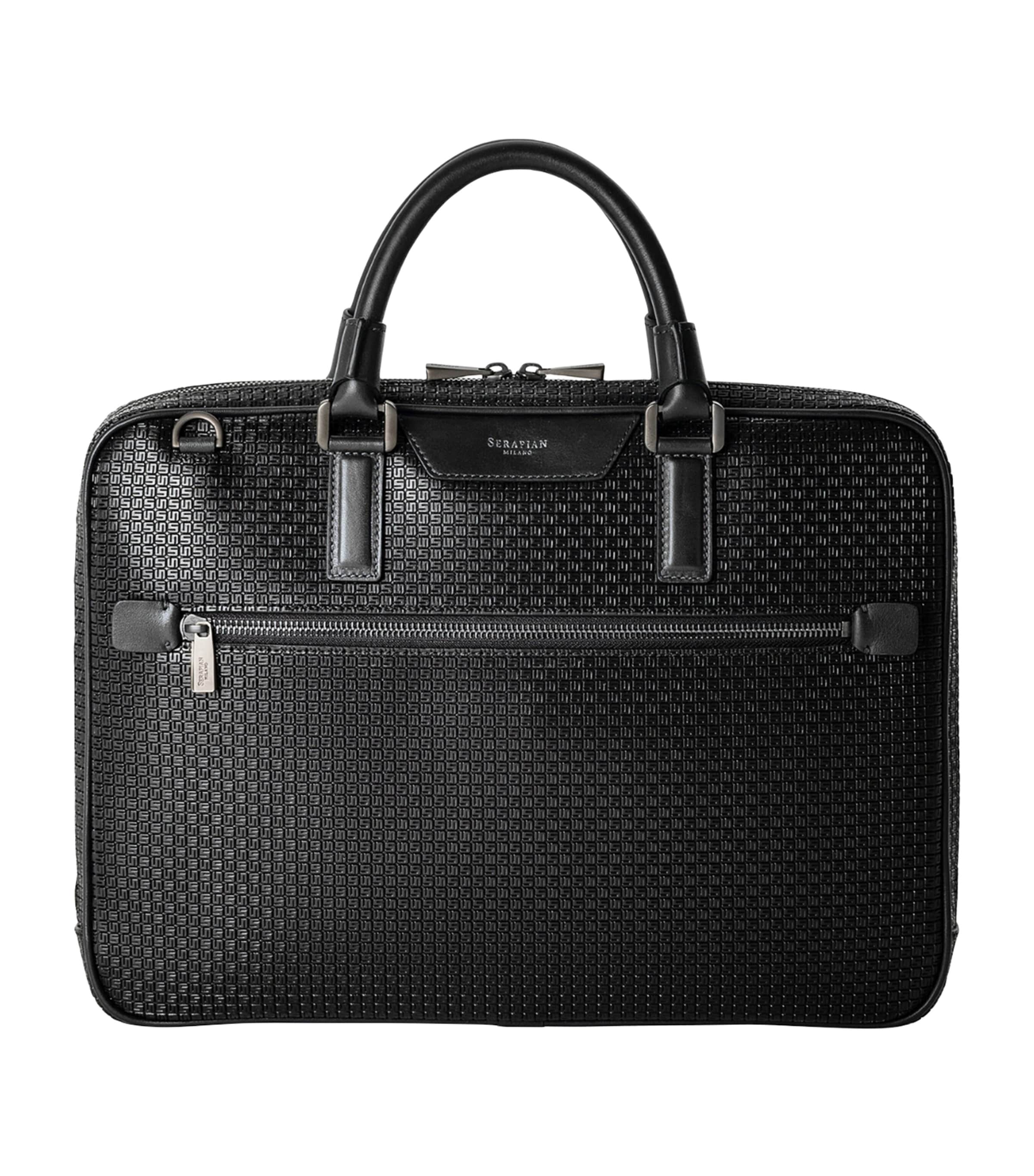 Extra Slim Stepan Briefcase BLACK ECLIPSE Image 1
