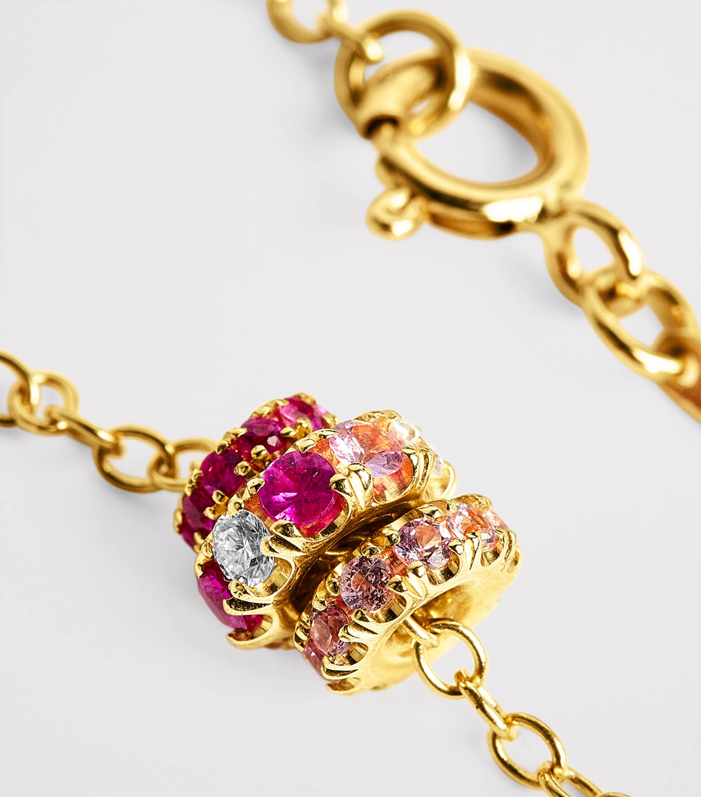 Yellow Gold and Diamond Vesta Necklace YELLOW GOLD Image 4