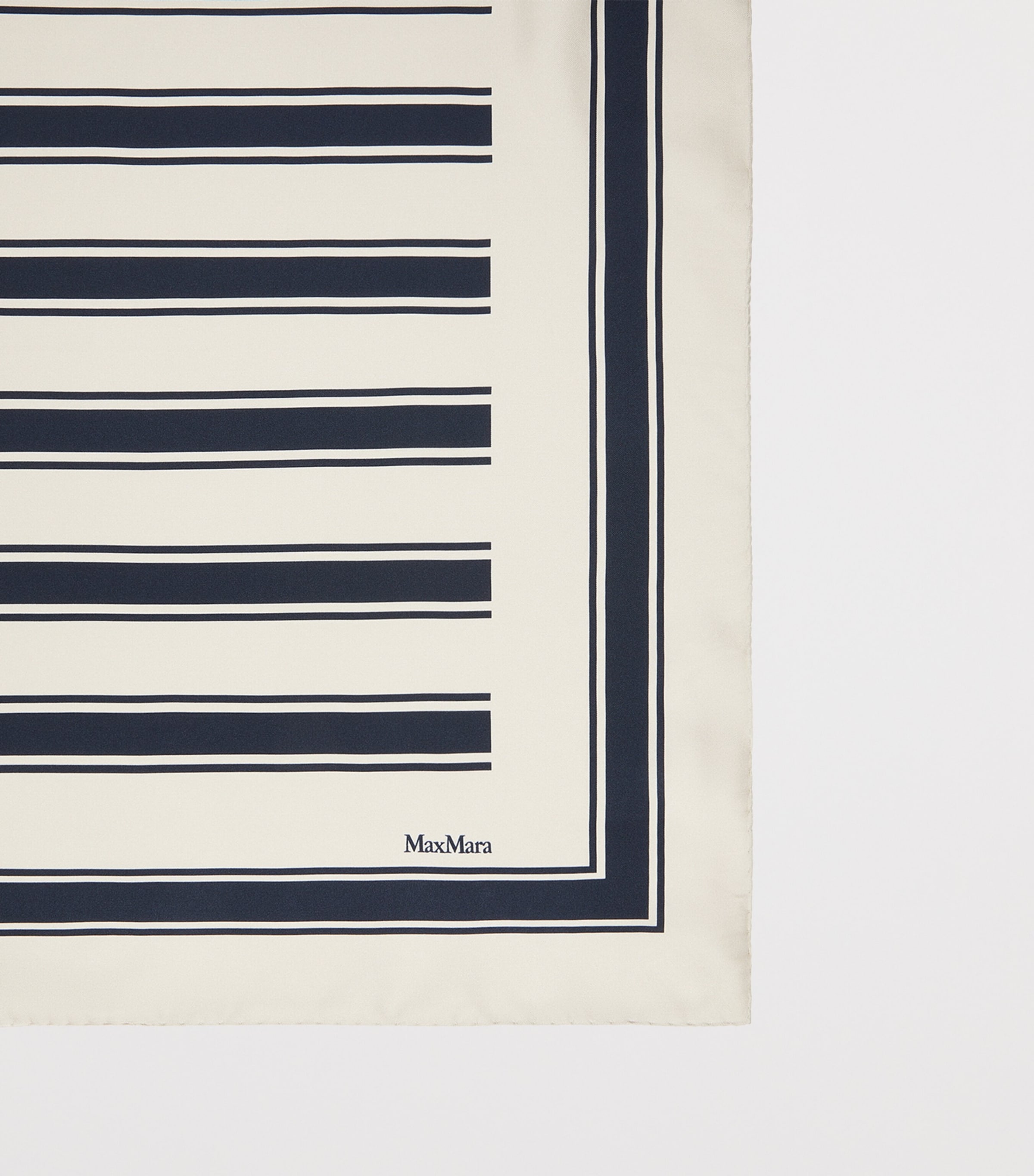 Silk Printed Scarf ULTRAMARINE Image 2