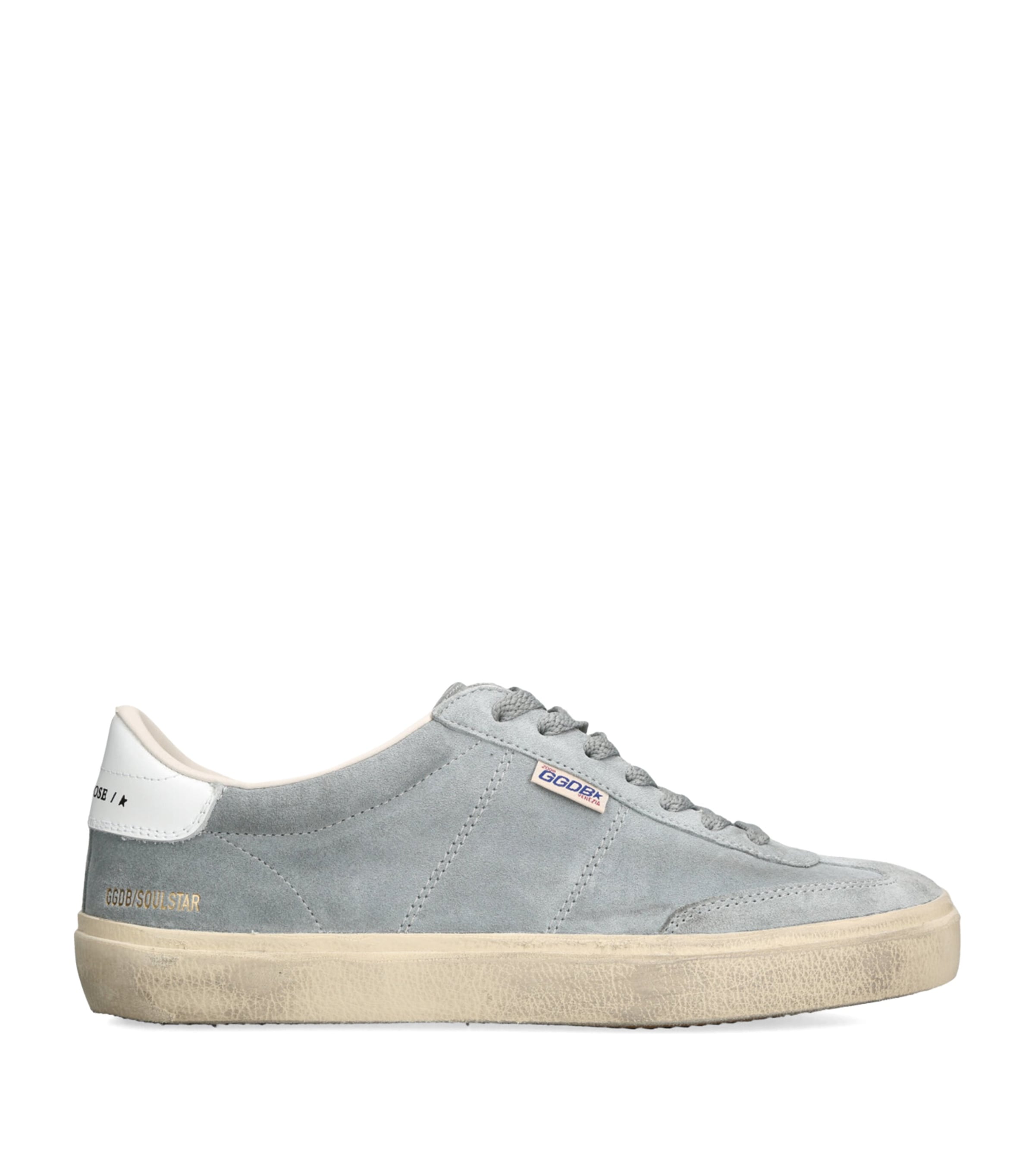 Golden Goose Deluxe Brand Soft Suede Sneakers With Vintage Detailing