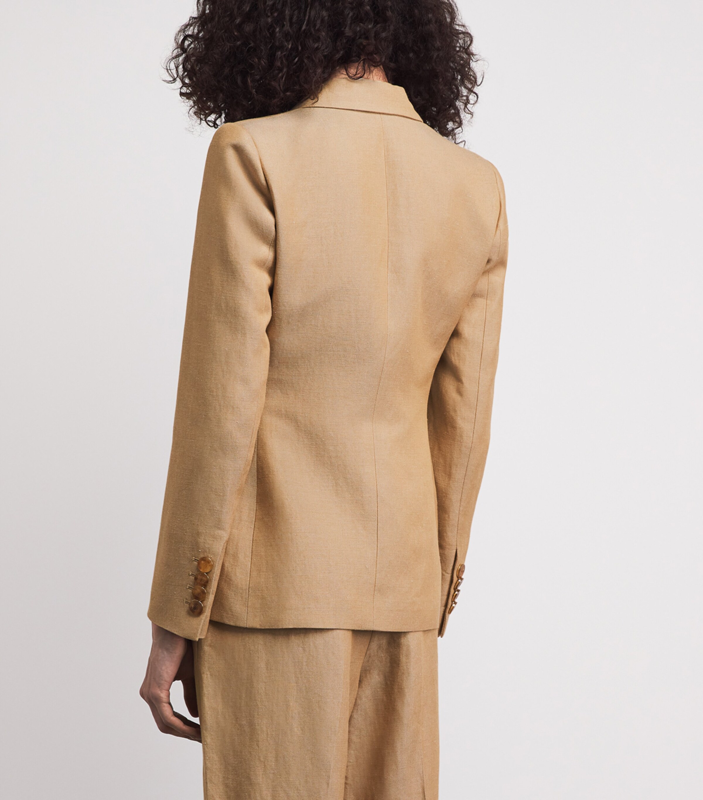 Blazé Milano Womens Renegade Charmer Blazer Sand Image 5