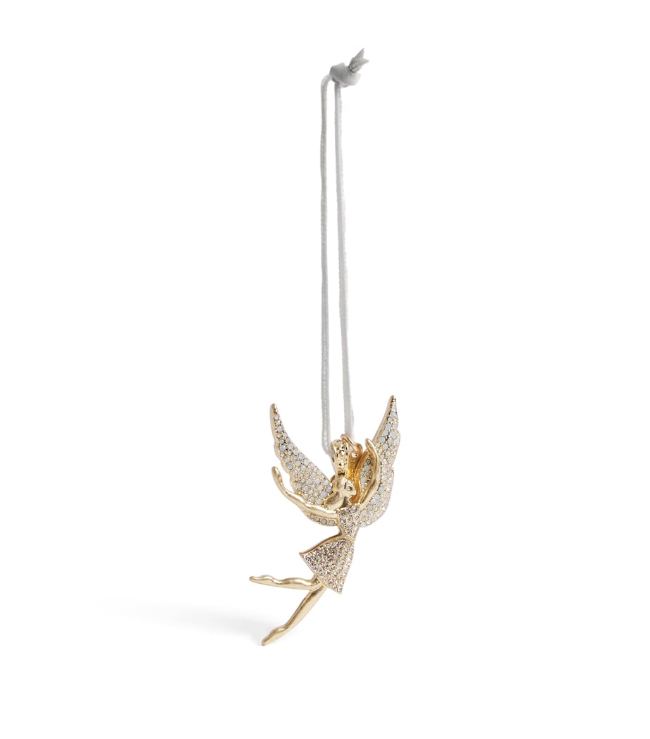 Joanna Buchanan Crystal-Embellished Angel Tree Decoration Gold Image 1