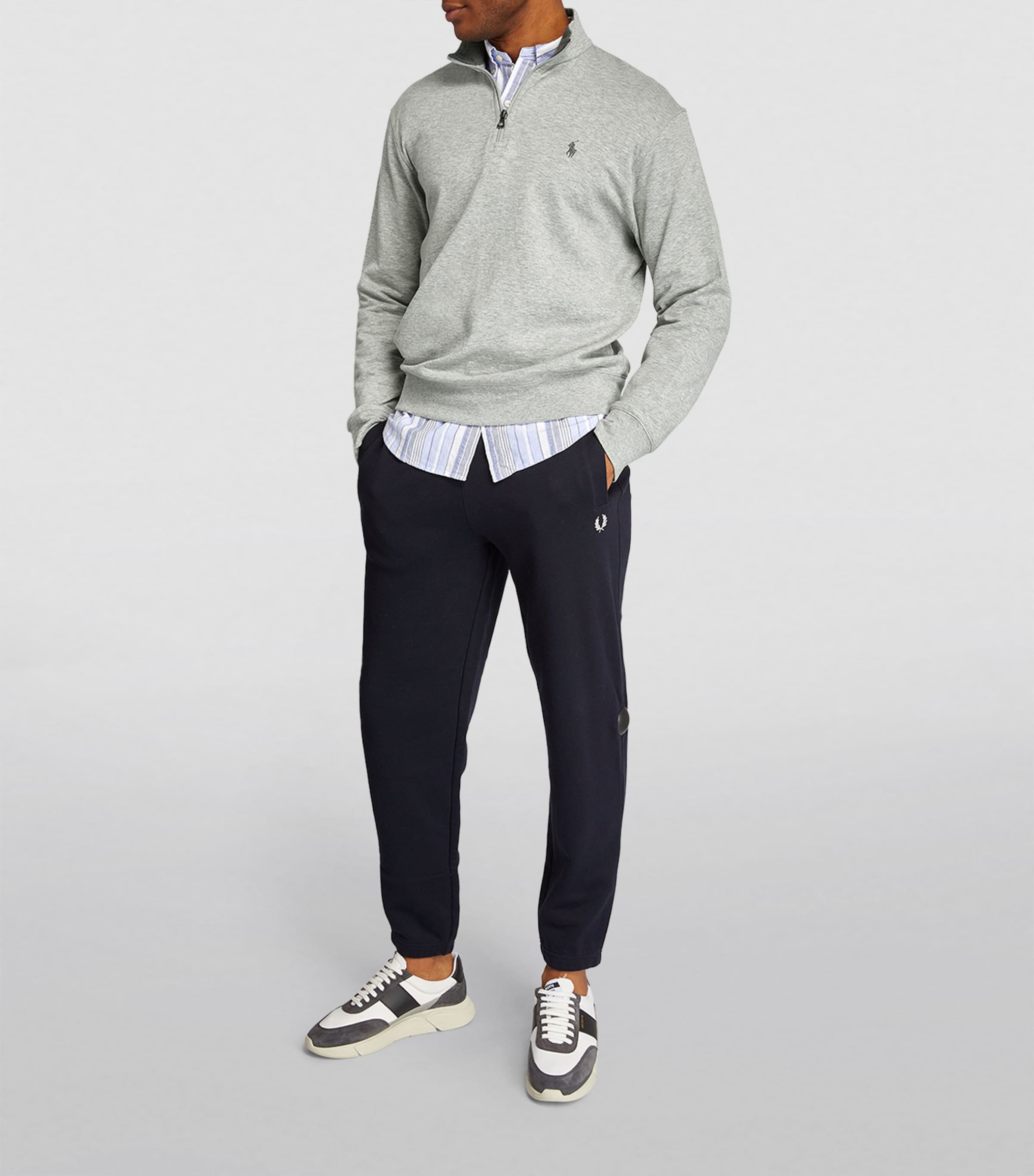 Polo Ralph Lauren Polo Pony half-zip Jumper | Grey | FARFETCH