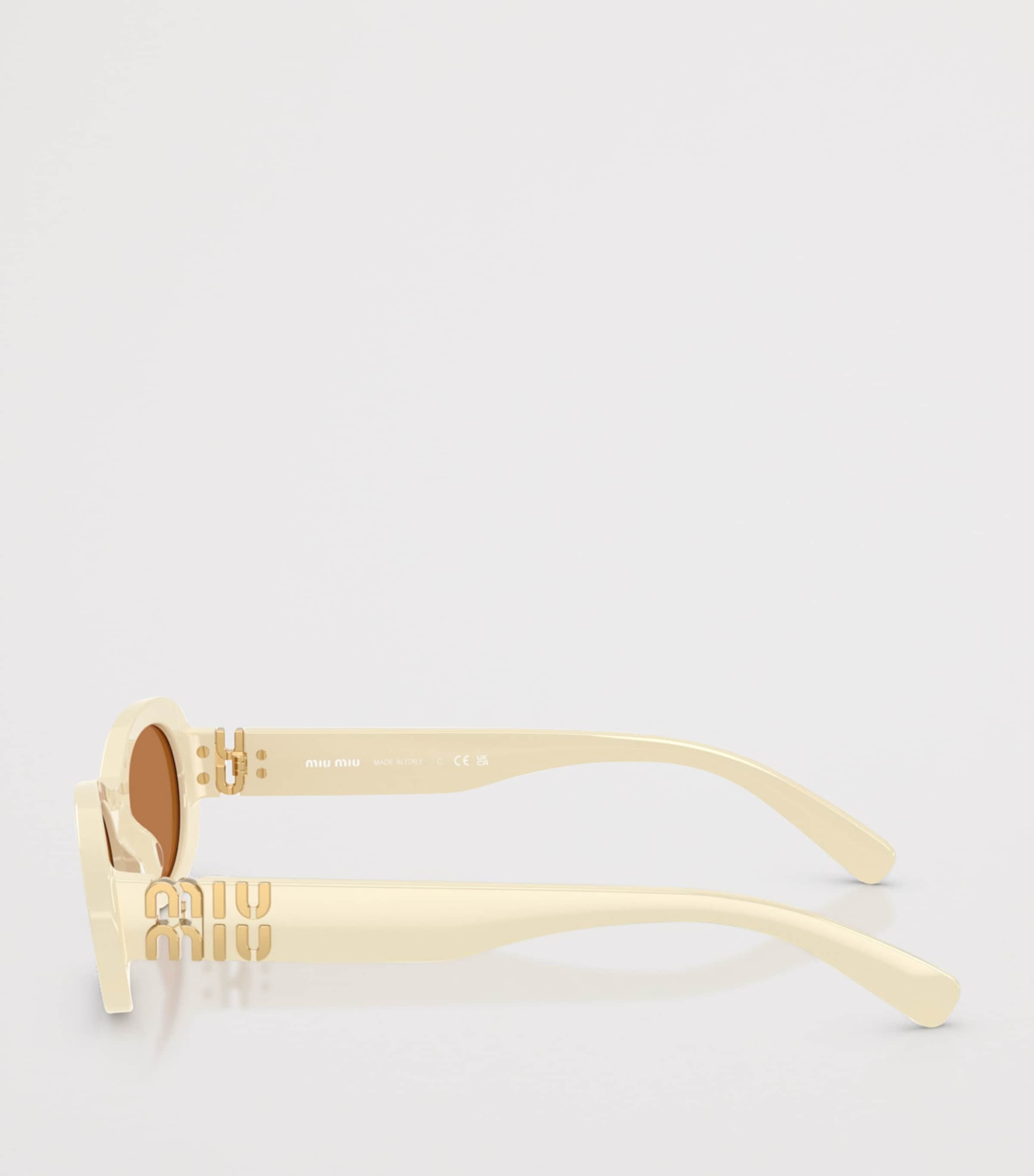 Acetate Oval MU06ZS Sunglasses 21D90Q Image 3