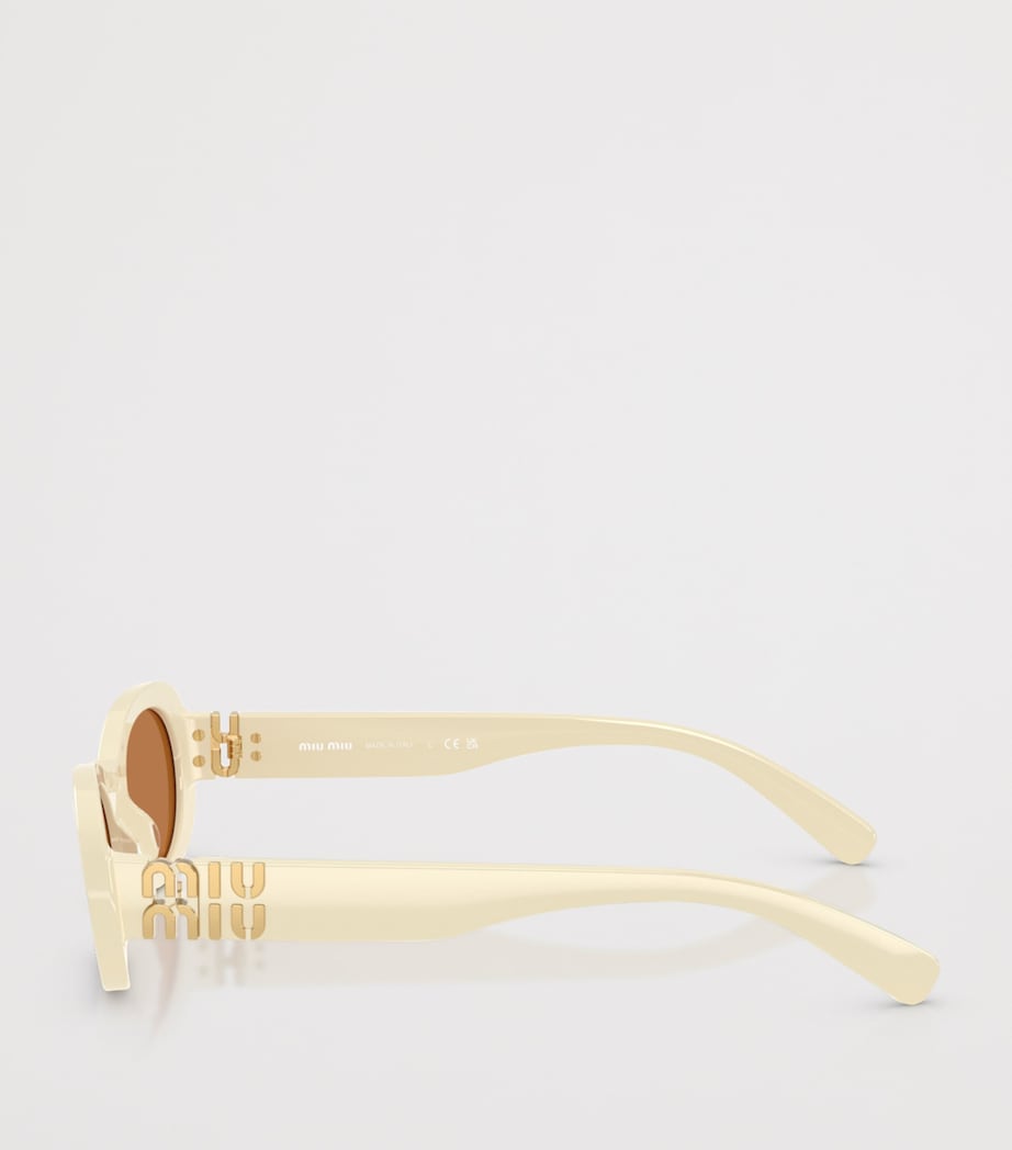 Acetate Oval MU06ZS Sunglasses 21D90Q Image 3