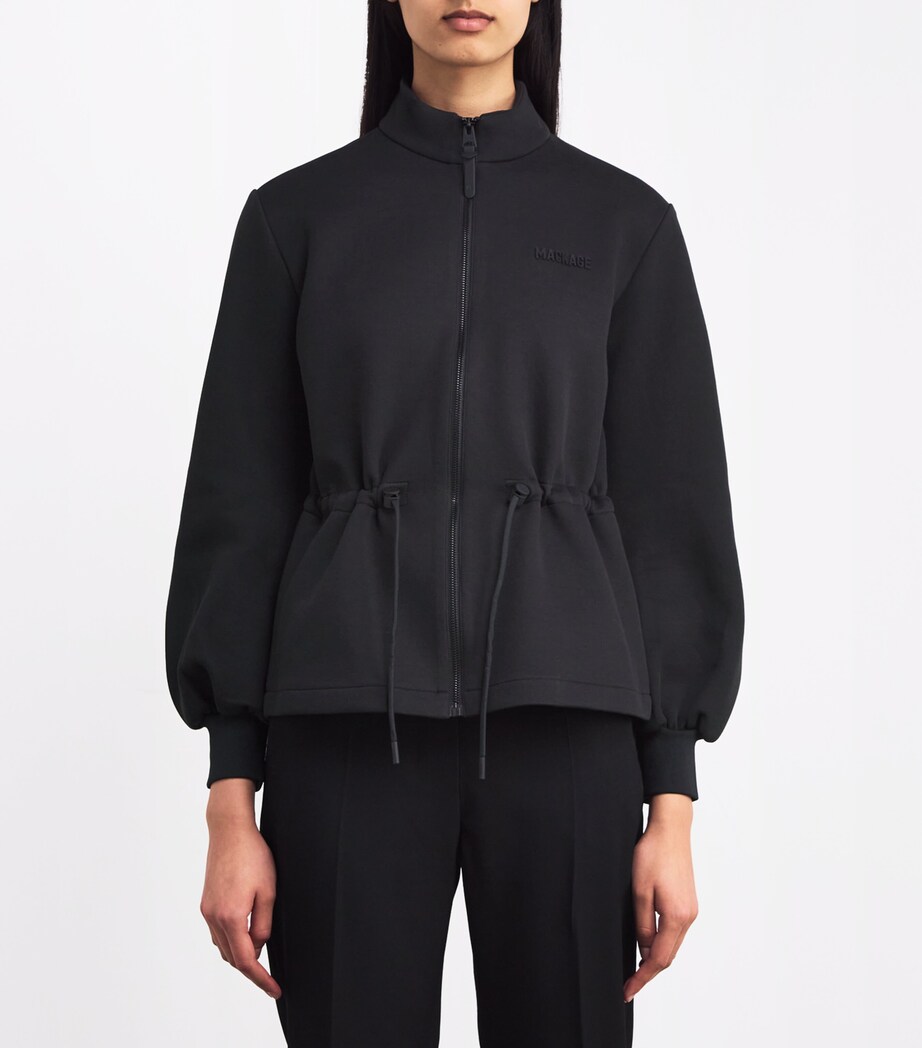 Finola Zip-Up Jacket BLACK Image 3