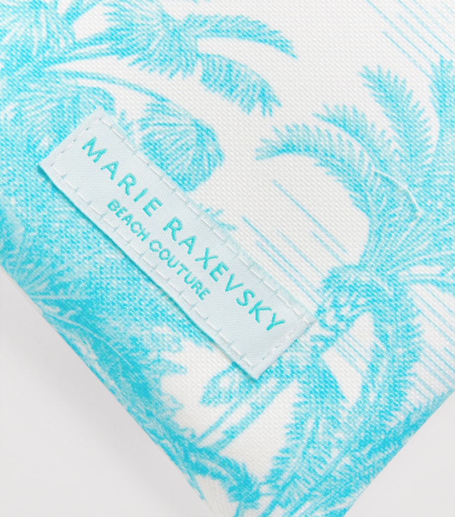 Small Waterproof Jungle Print Pouch JUNGLE TURQUOISE Image 3