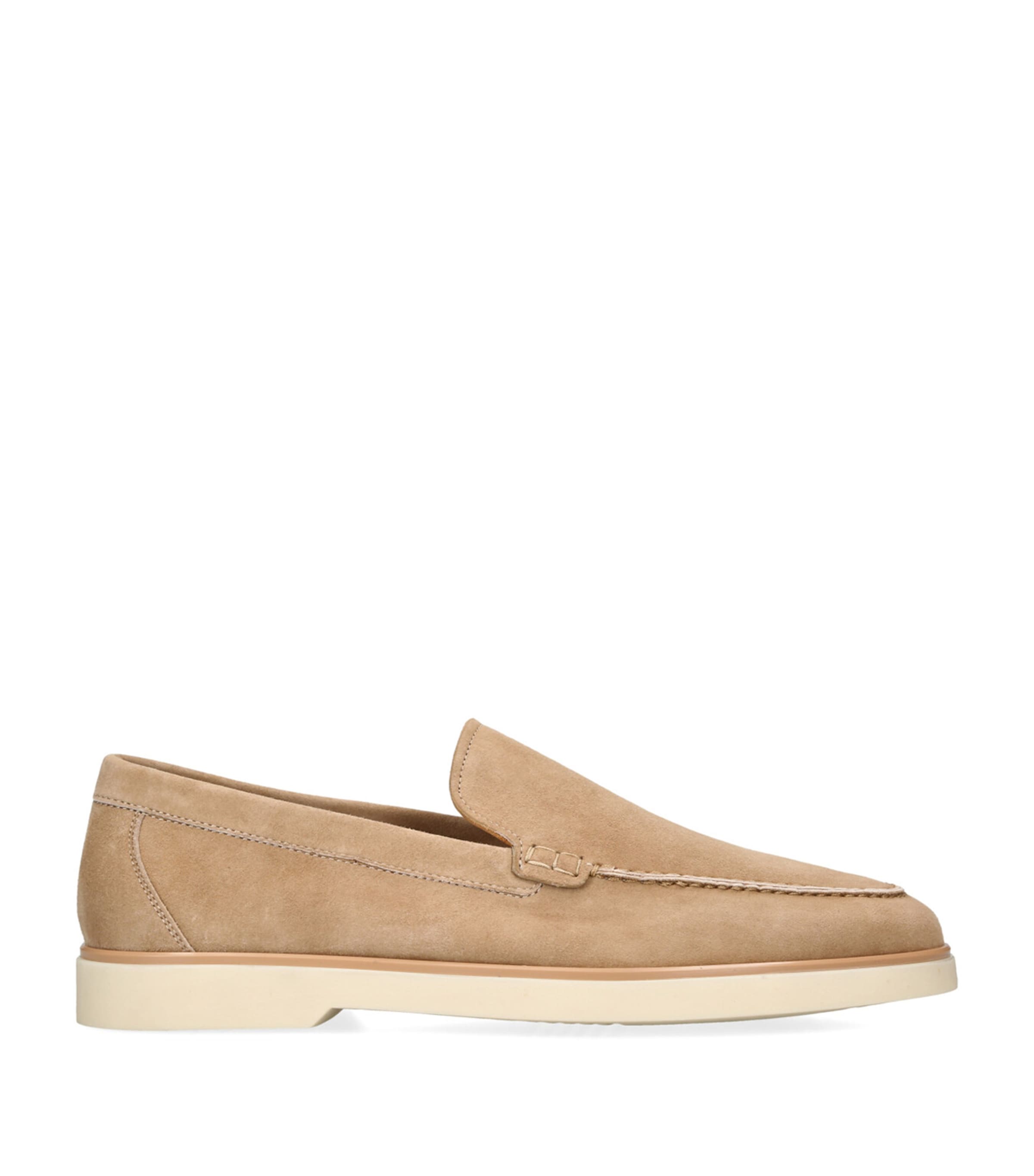 Magnanni Mens Beige Altea Suede Loafers