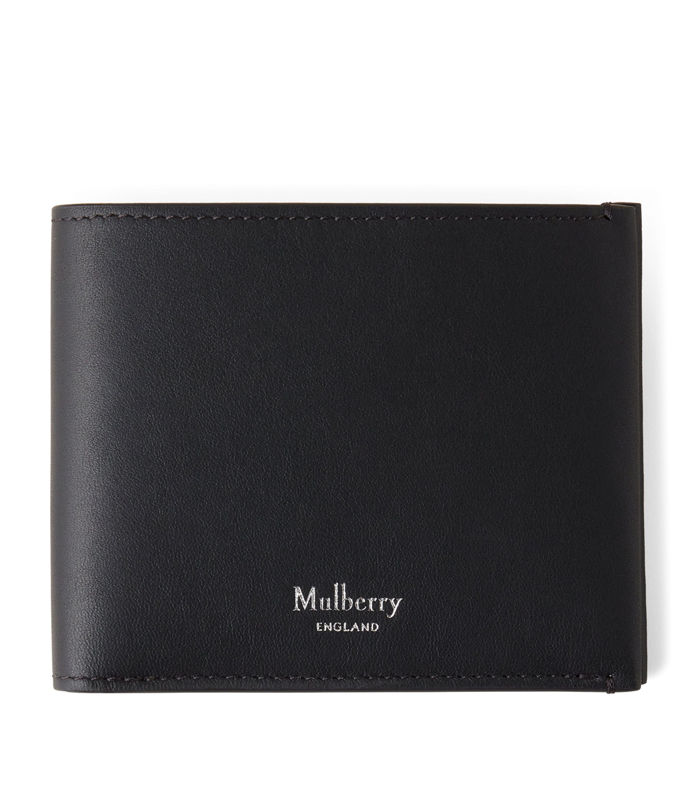 Shop Mulberry Leather Camberwell 8 Bifold Wallet In Black