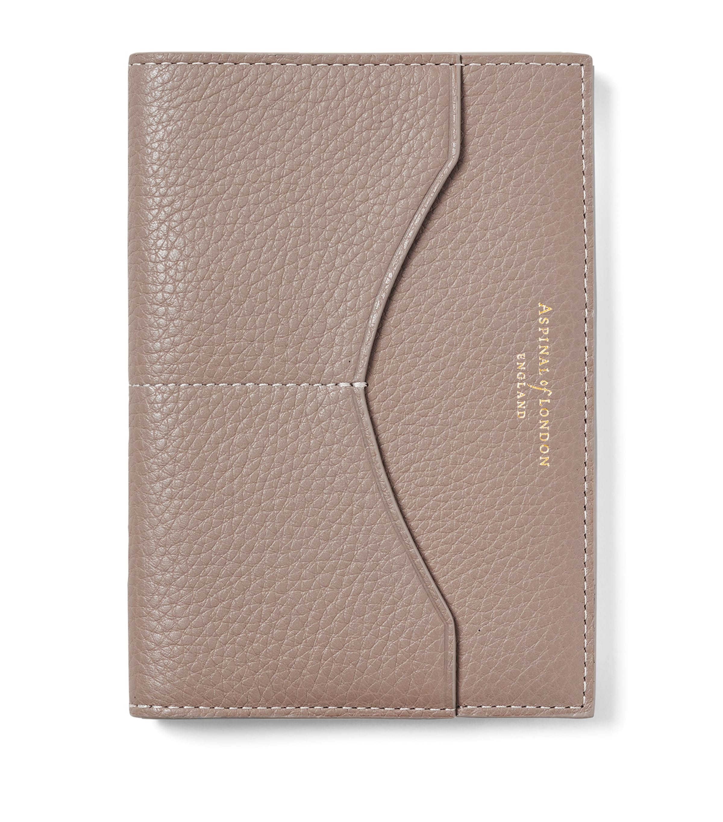 Aspinal Of London Leather Passport Holder Moleskin Image 1