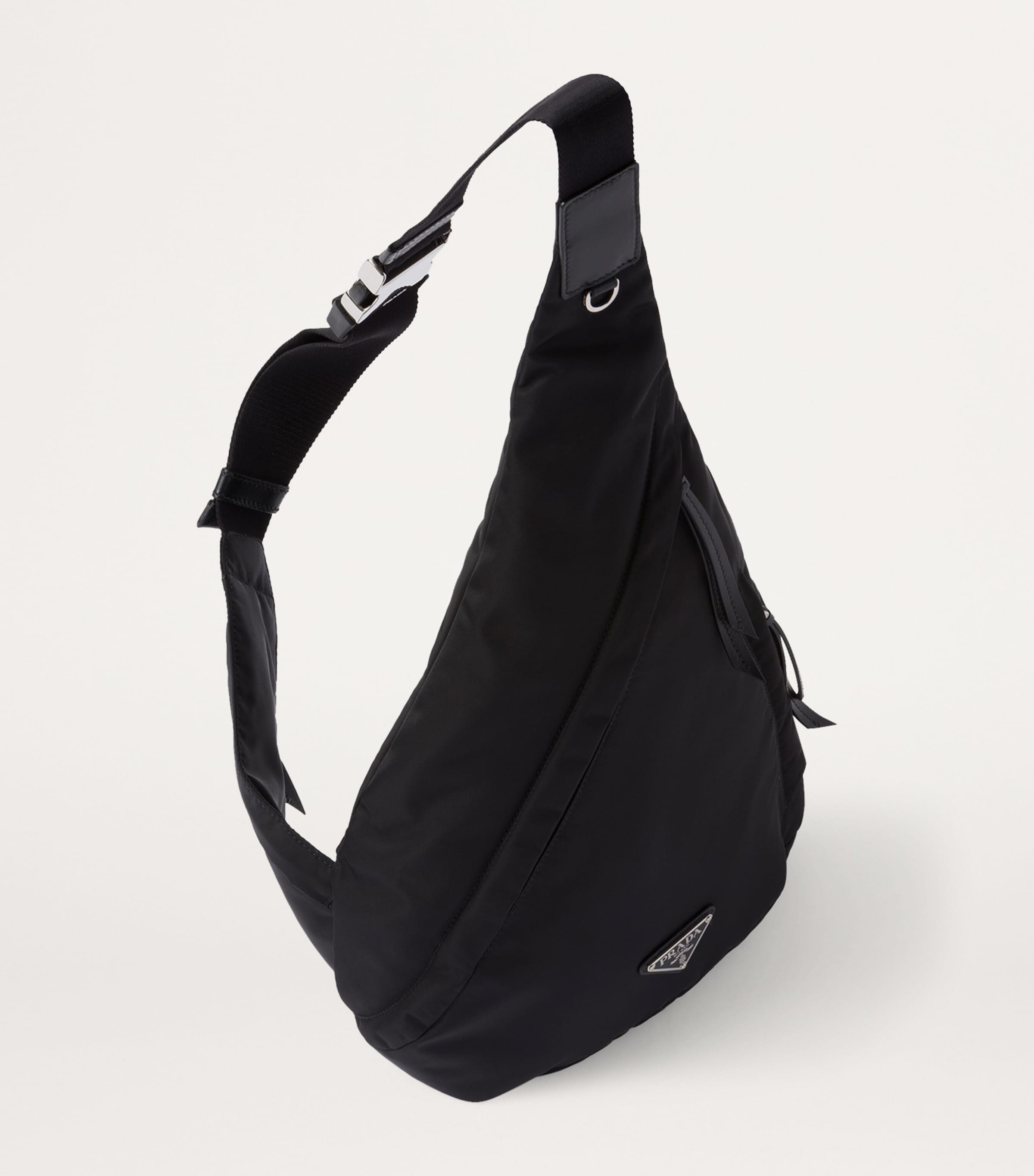 Re-Nylon and Leather Backpack F0002 Image 3