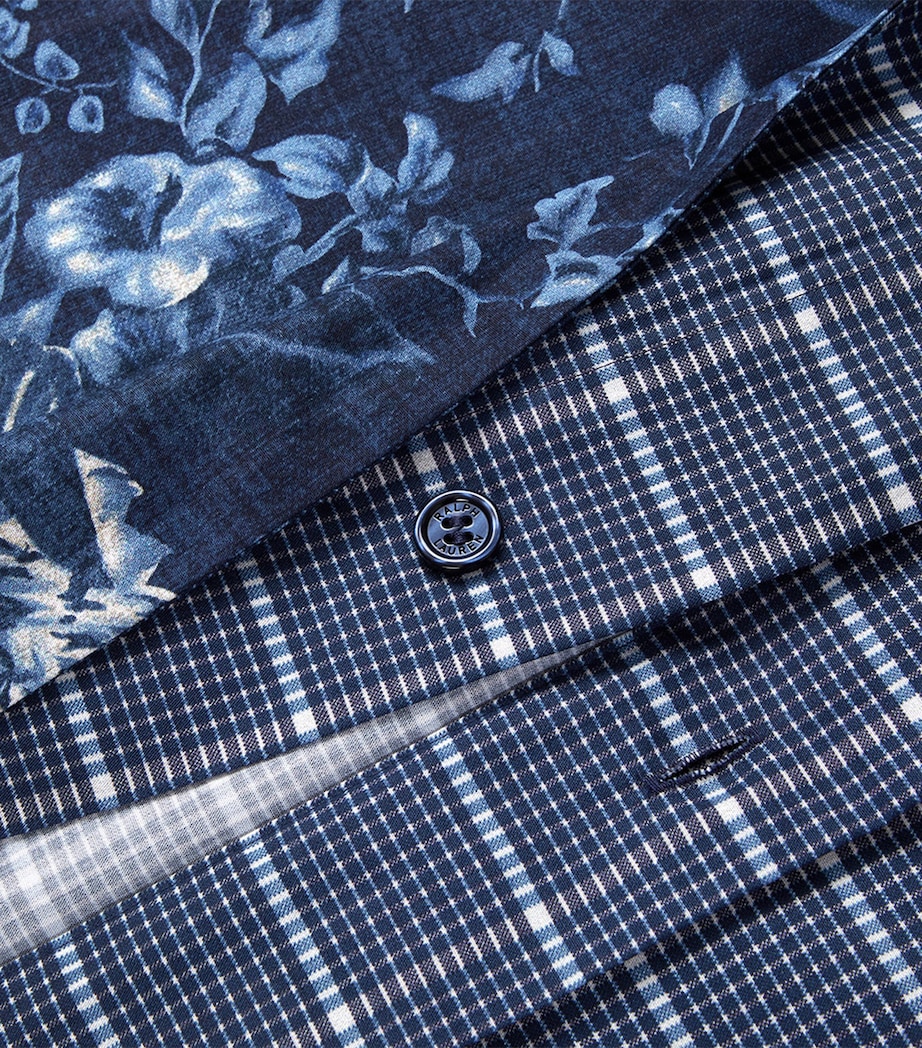 Kathryn Super King Duvet Cover (260cm x 220cm) INDIGO Image 3