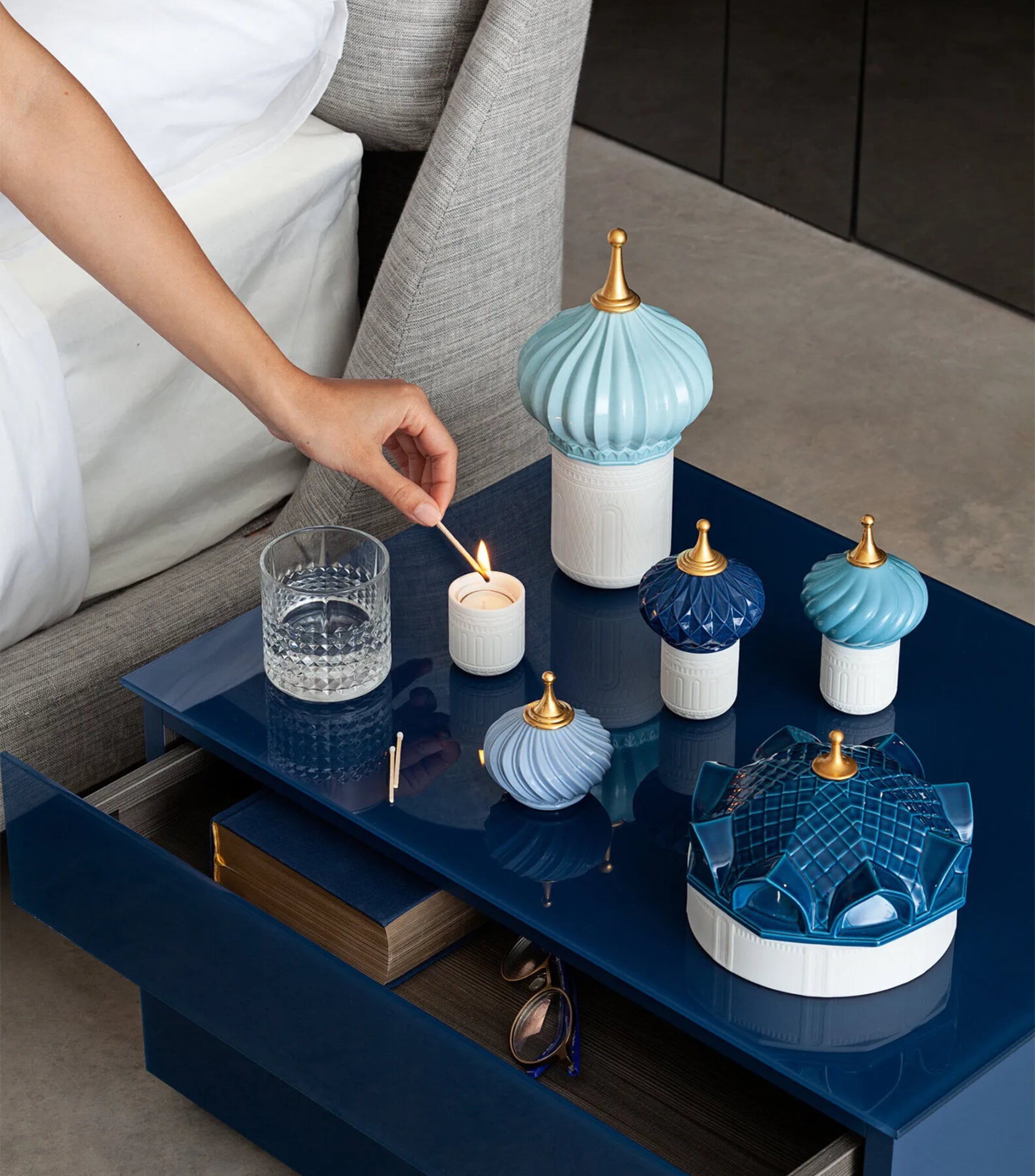 1001 Lights South Tower Candle (200g) MULTI Image 2