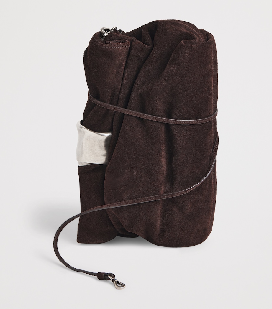 Suede Cuff Clutch Bag ESPR ESPRESSO Image 4