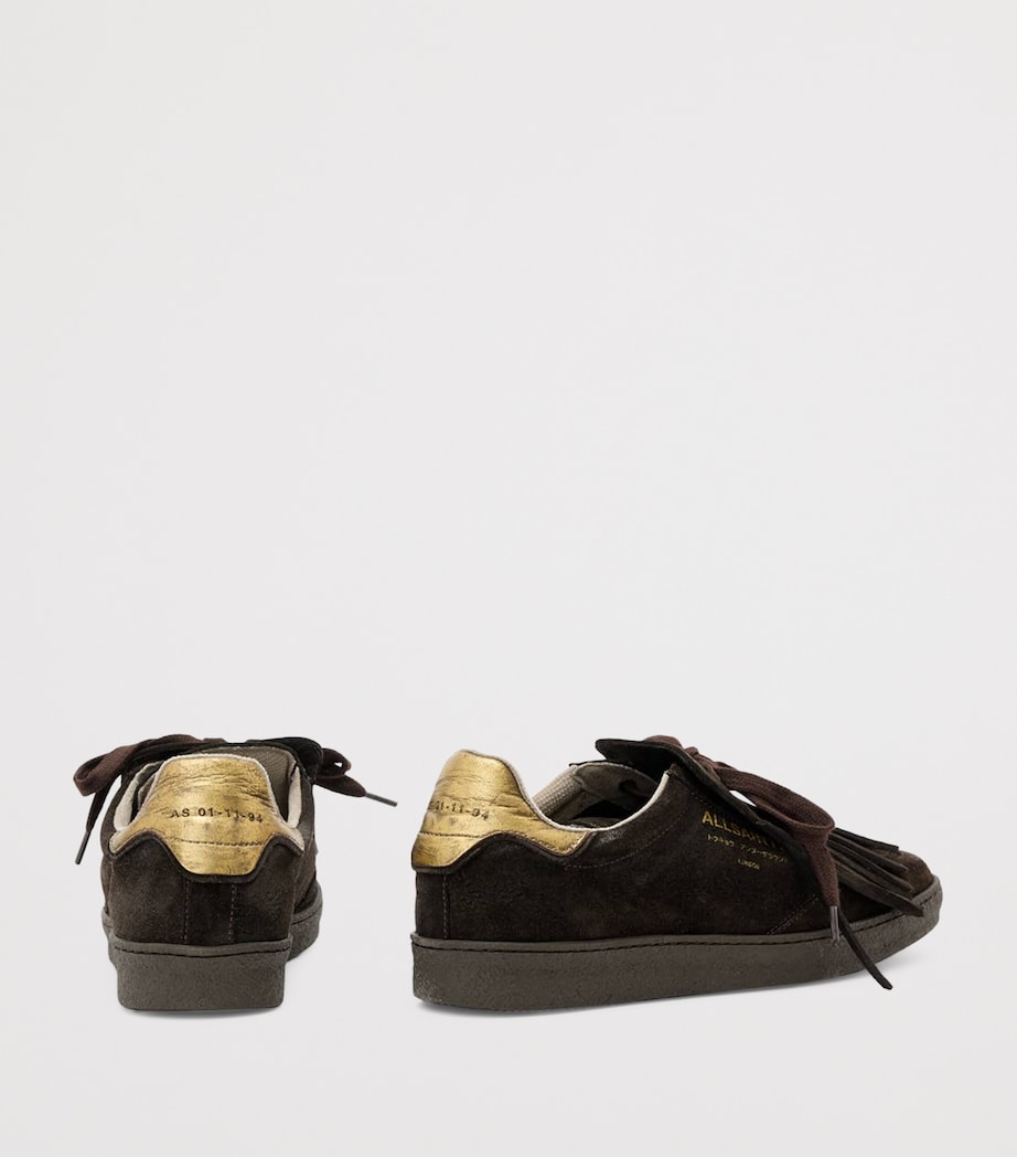 Leather Fringe Thelma Sneakers BITTER BROWN Image 4