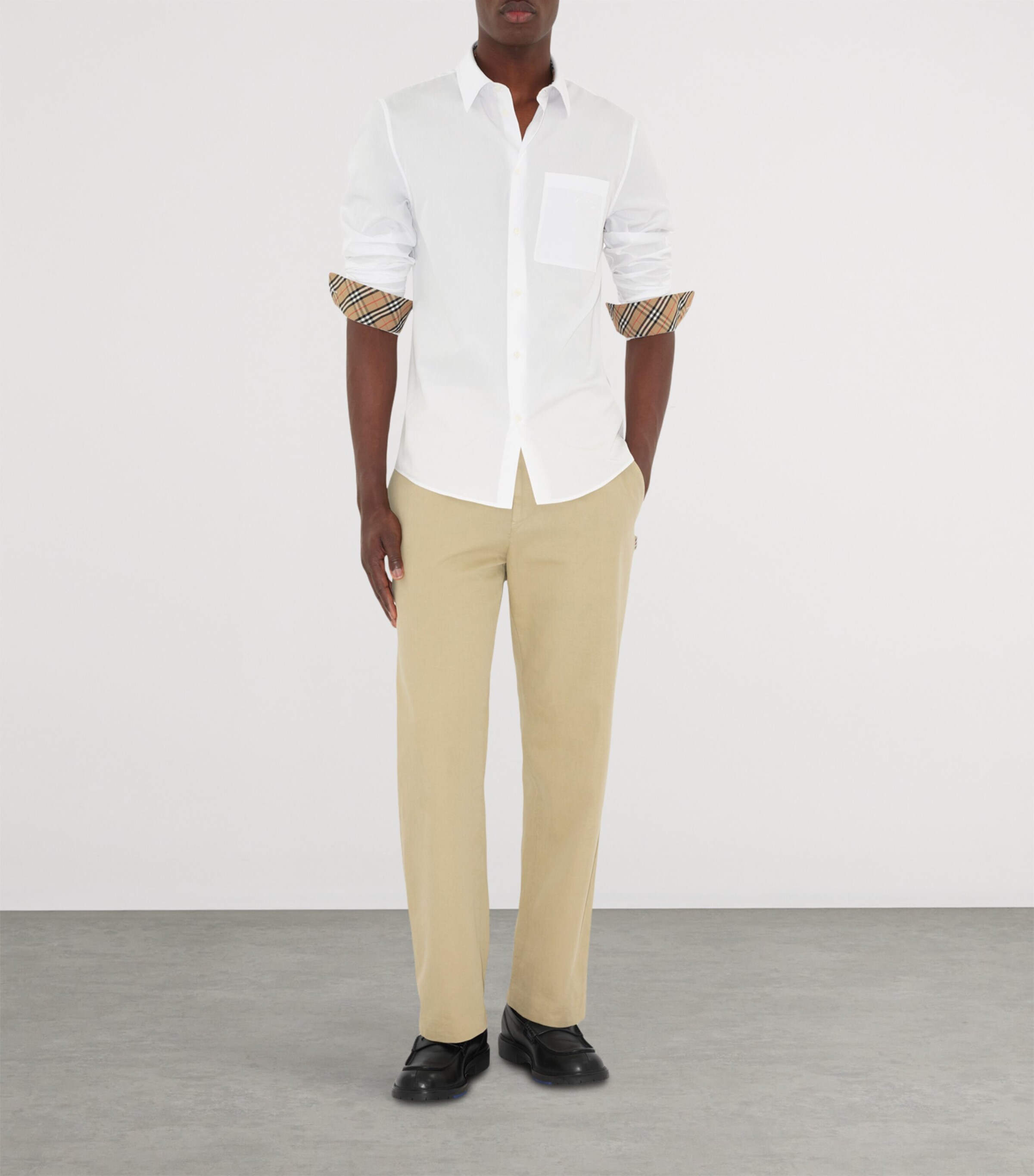 Cotton Poplin Shirt WHITE Image 2