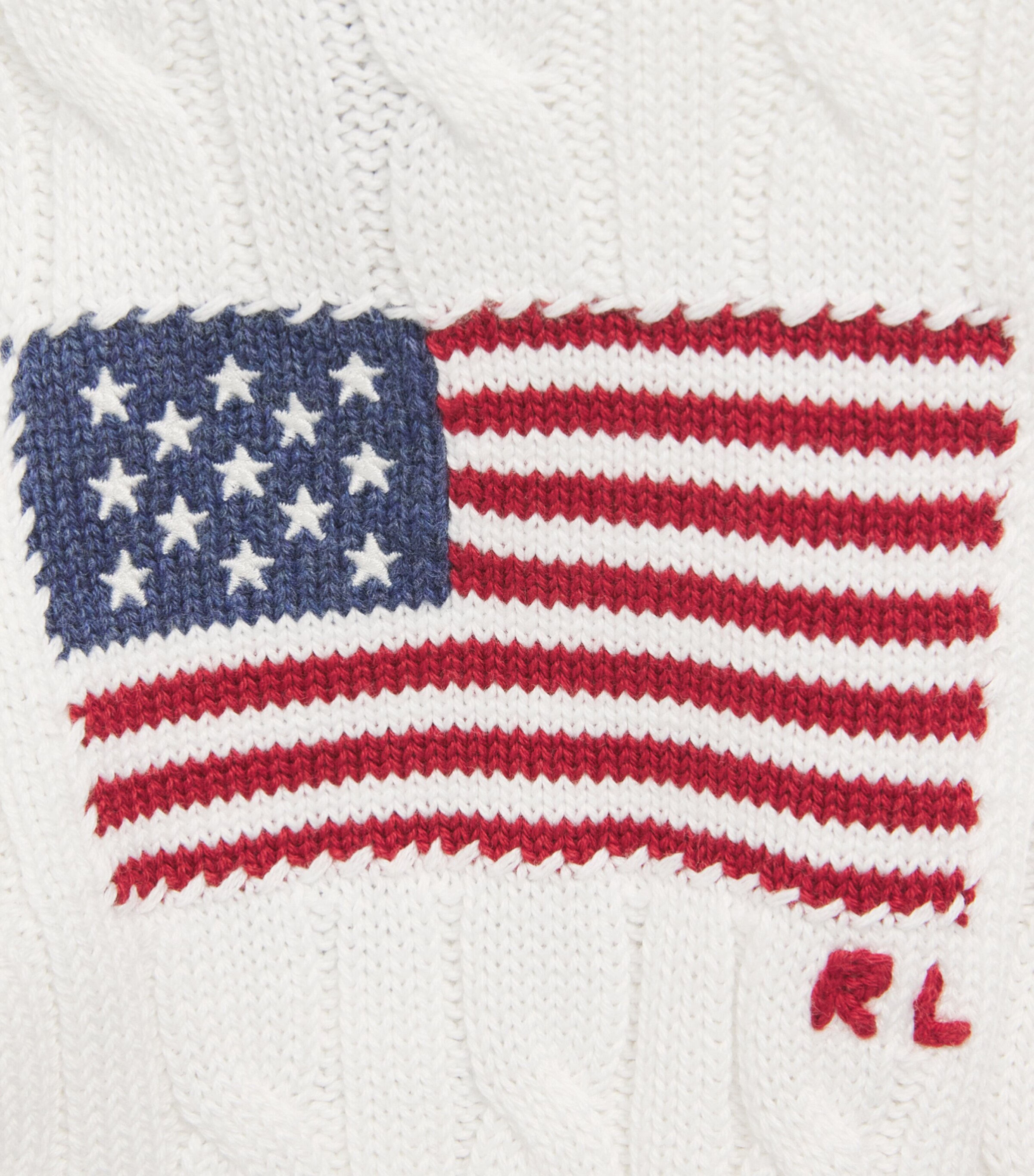 Ralph Lauren Kids American Flag Sweater (2-6 Years) Deckwash W Image 3