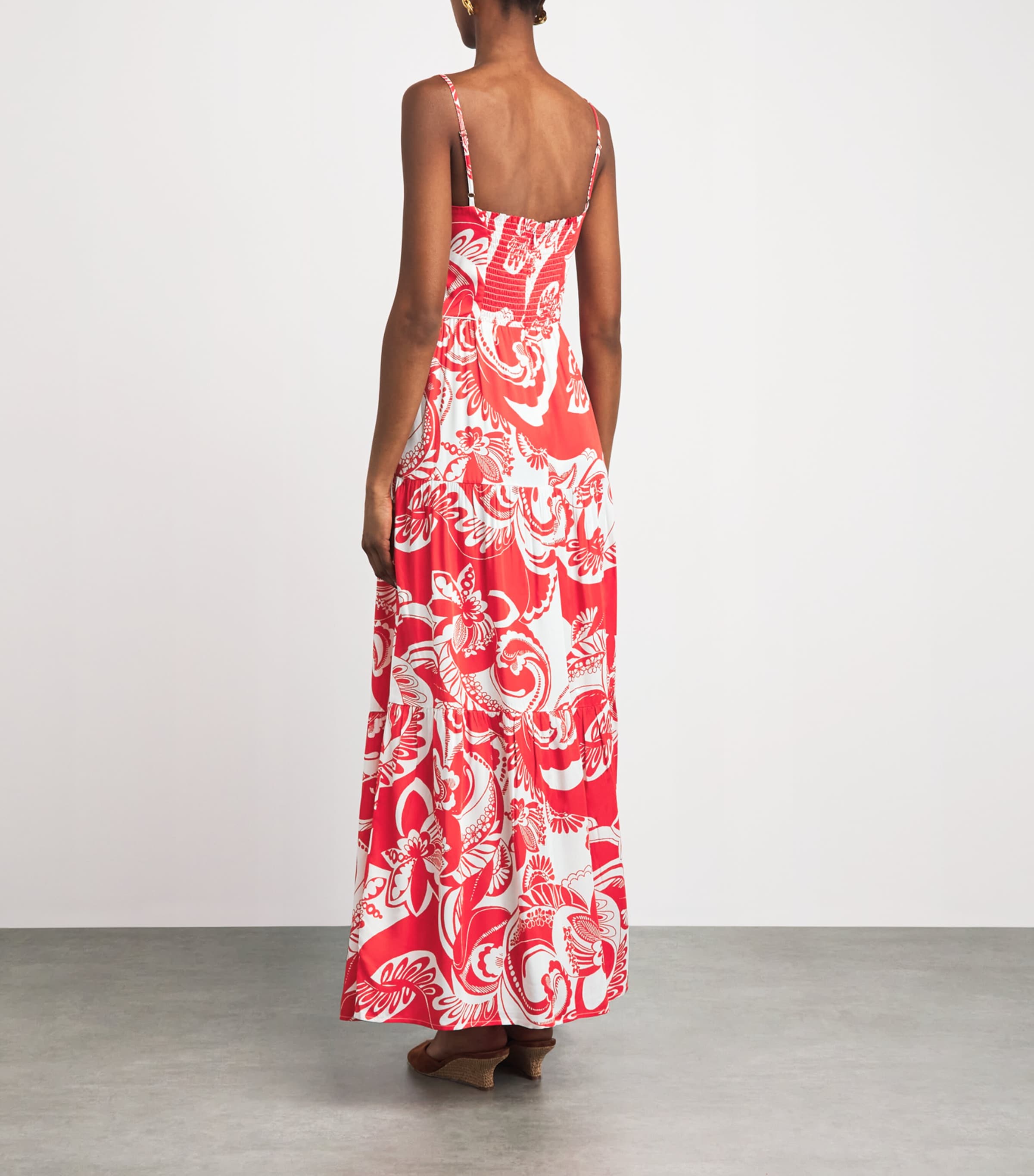 Melissa Odabash Womens Paola Maxi Dress Floral Image 4