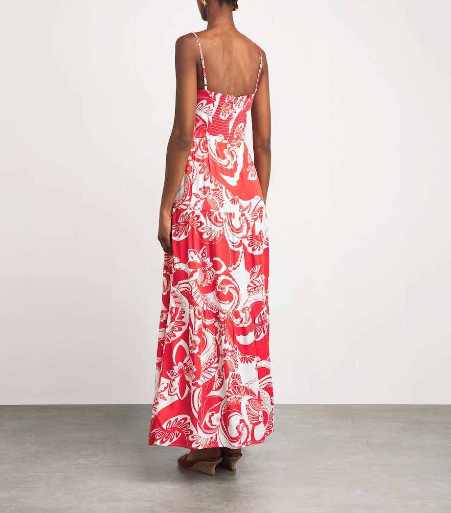Melissa Odabash Womens Paola Maxi Dress Floral Image 4