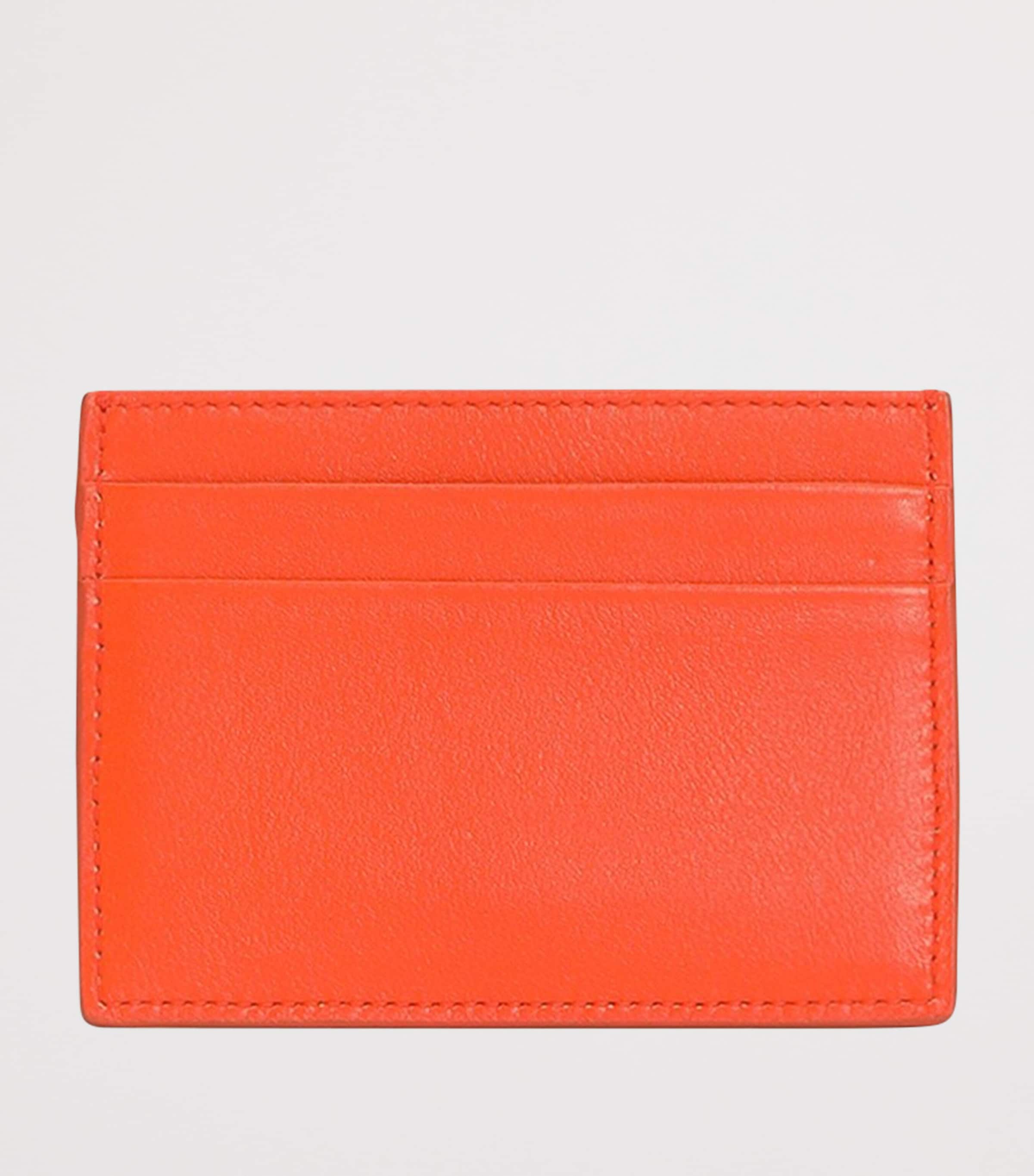 Dolce&Gabbana Leather Card Holder Orange Image 3
