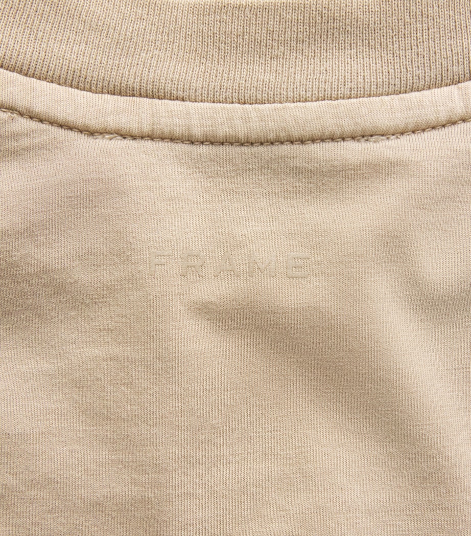 FRAME Mens Cotton T-Shirt Angn Image 6