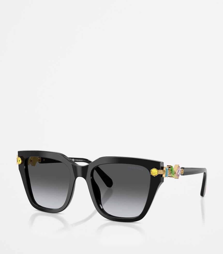 Acetate Oversized SK6041 Sunglasses 1001T3 Image 2